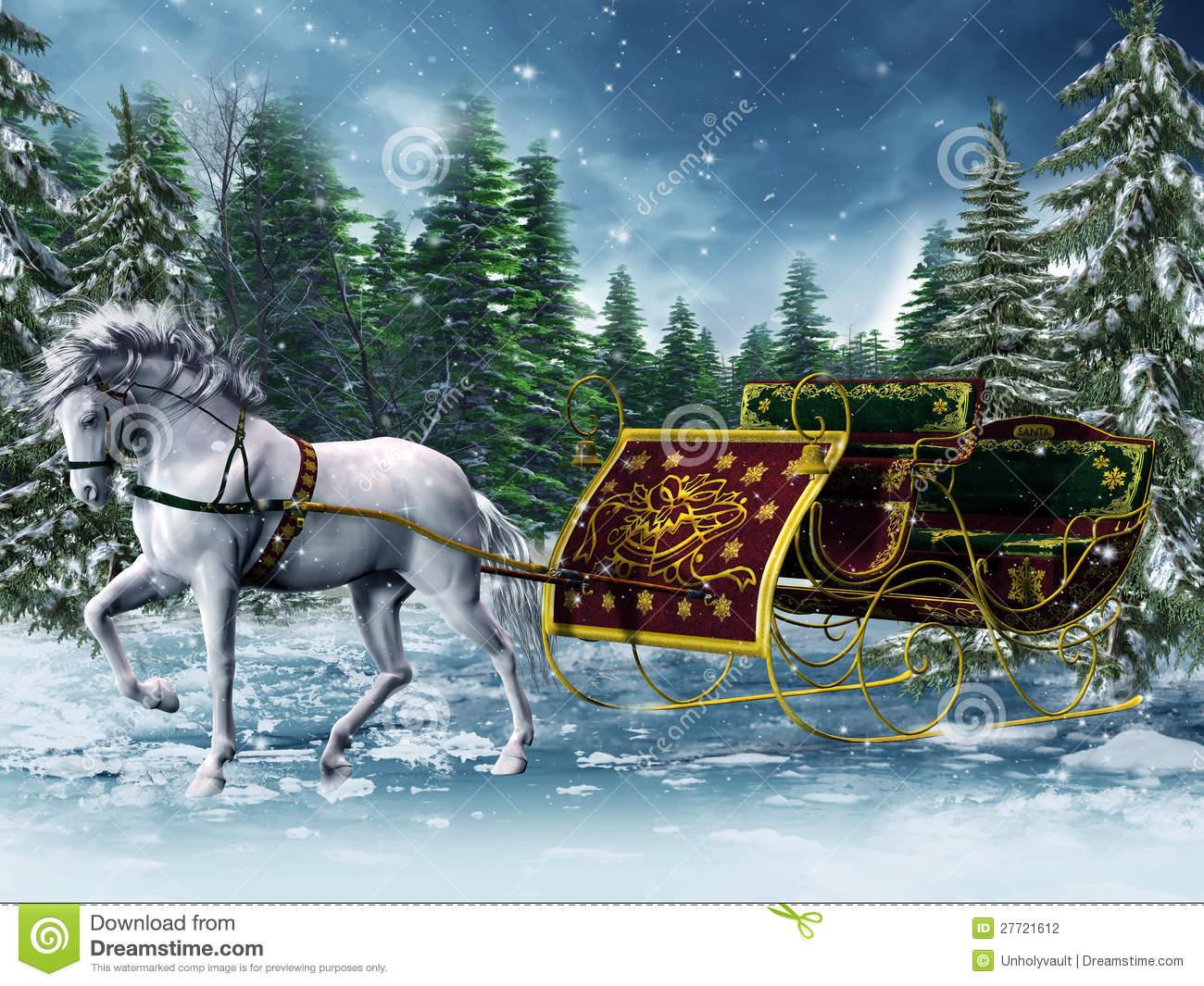 Free download Christmas Sleigh Picture All Wallpaper New