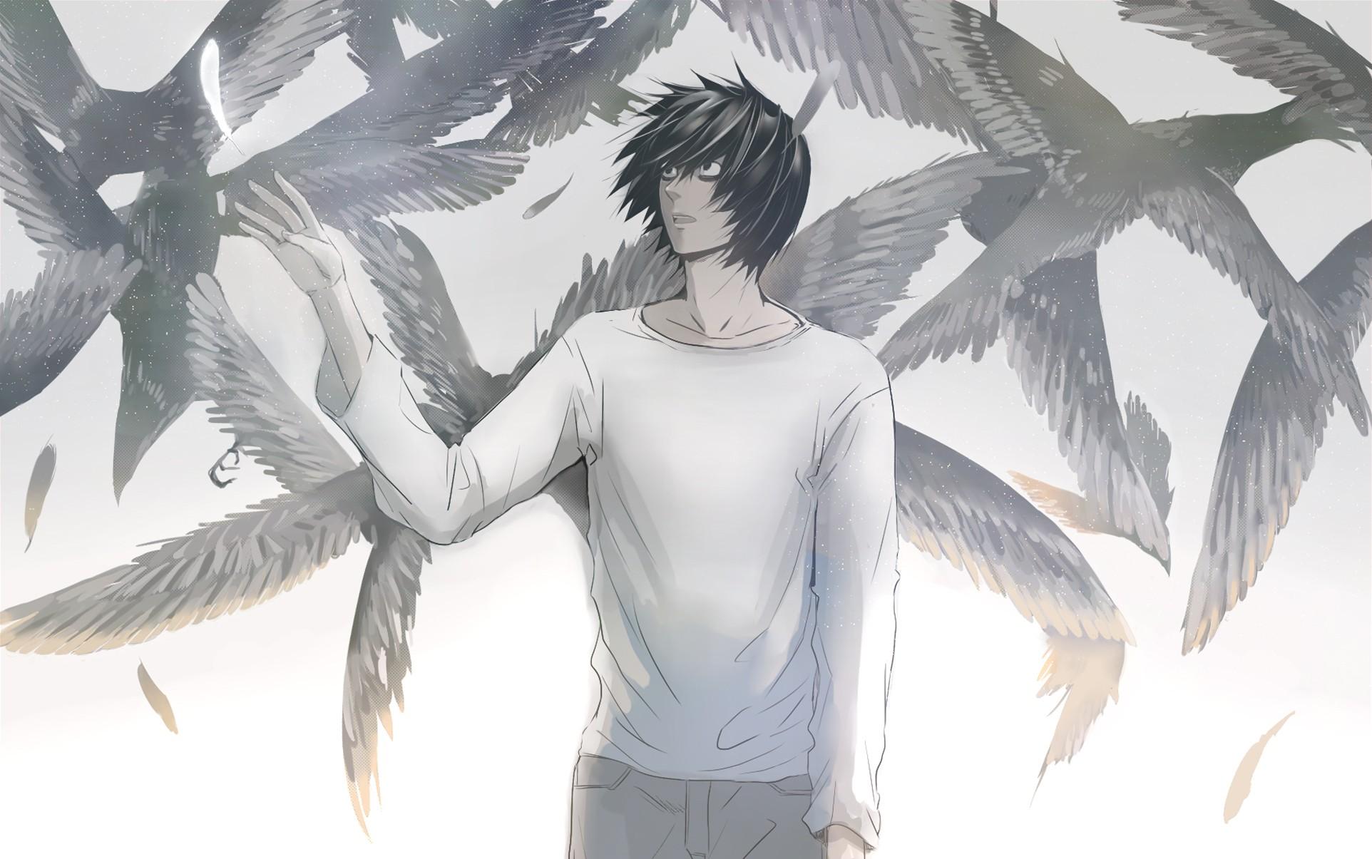 #anime, #raven, #Lawliet L, #Death Note, #anime boys