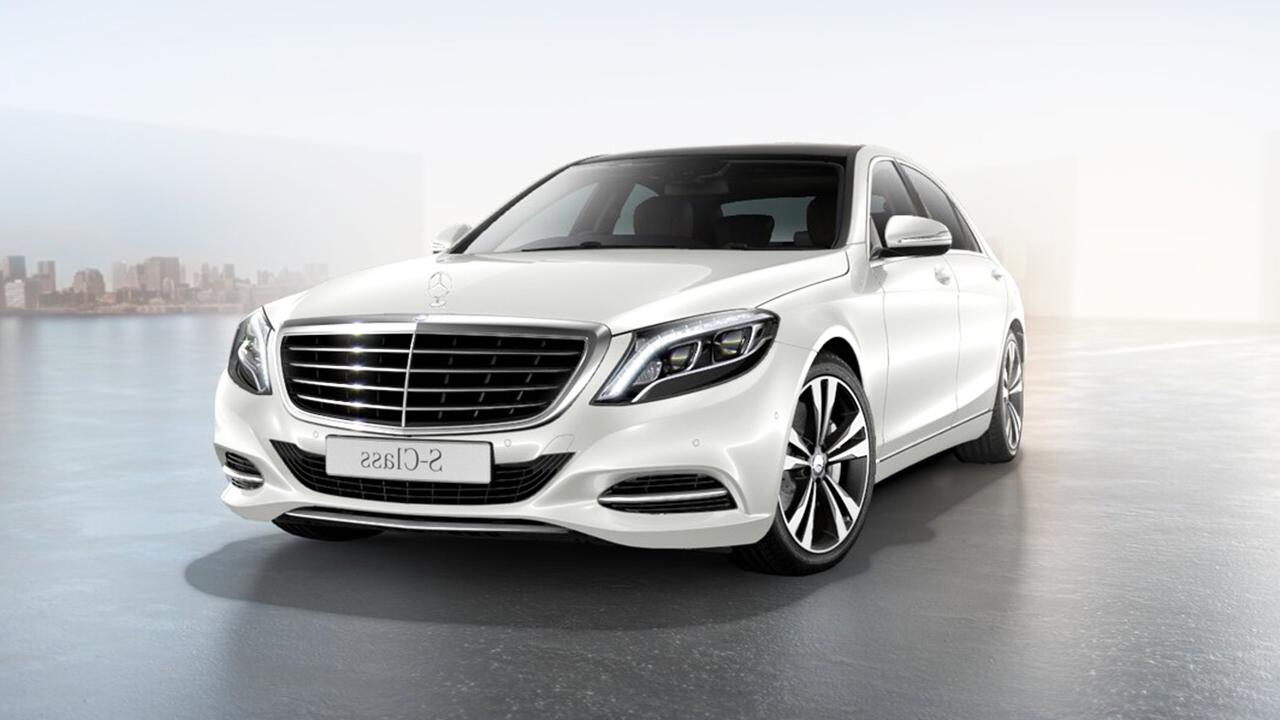 Р‘РµР»С‹Р№ Mercedes Benz s550