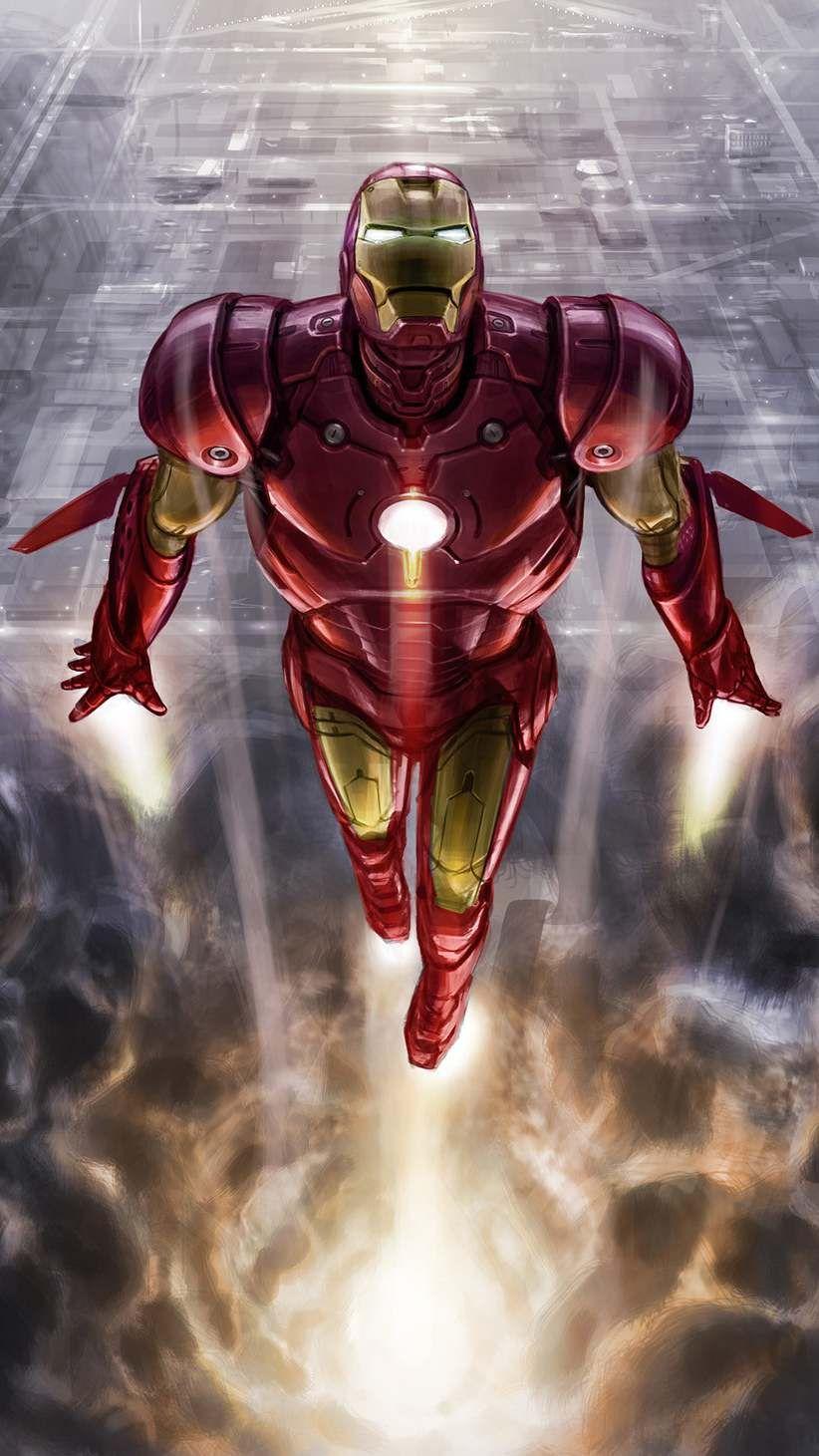 Iron Man Vertical Fly iPhone Wallpaper. Iron man armor