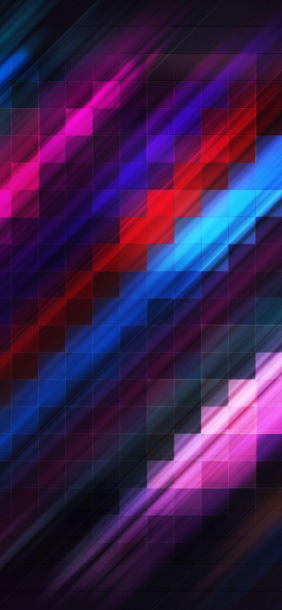 Grid Abstract Colorful 4k In 1125x2436 Resolution in 2019