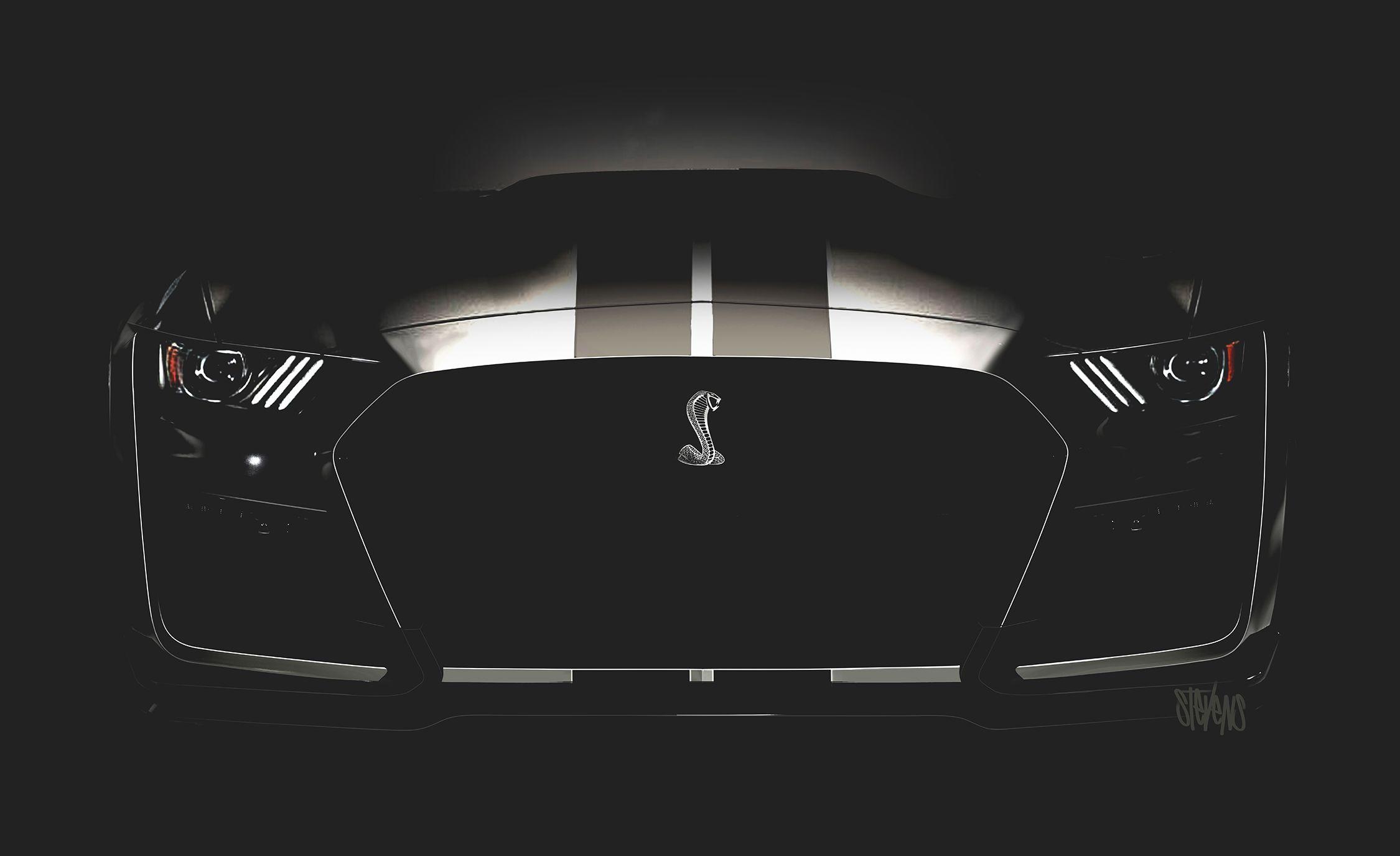Black Mustang Cobra Wallpaper
