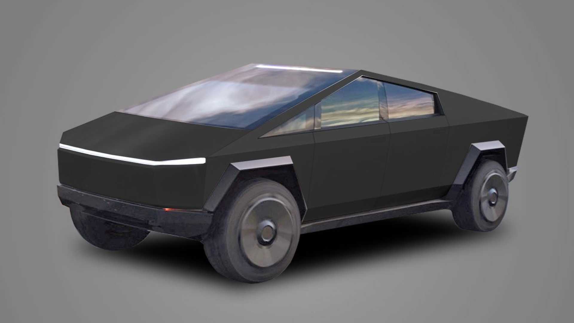 See The Tesla Cybertruck In New Colors, Including Matte Black
