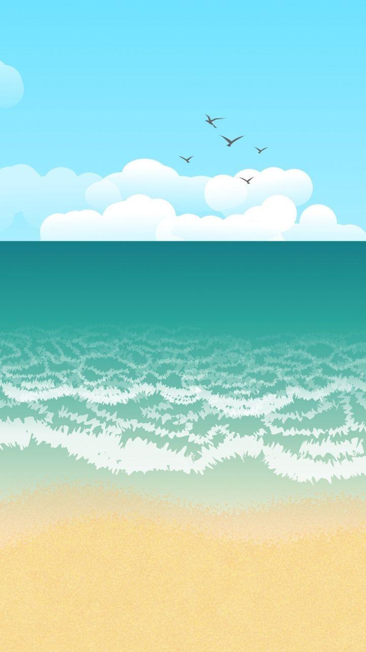 Minimalist Beach Wallpaper Free Minimalist Beach Background