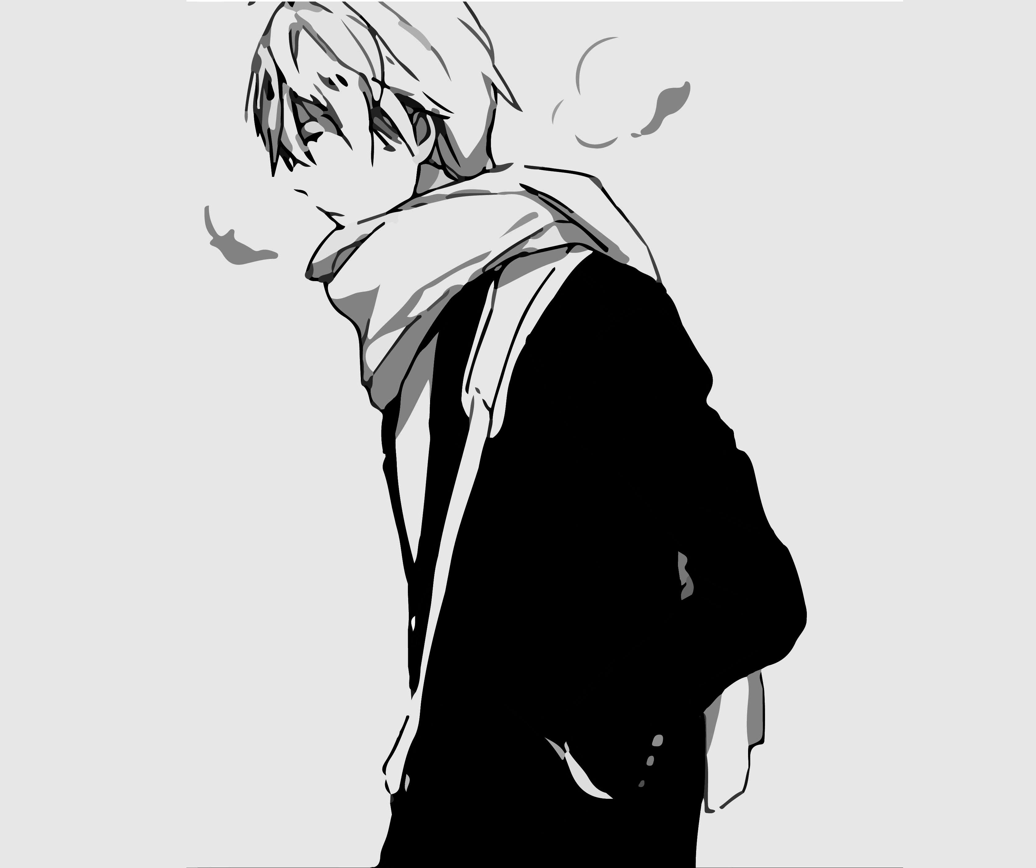 Sketch Sad Feeling Boy Wallpapers Sad Anime Boy Image