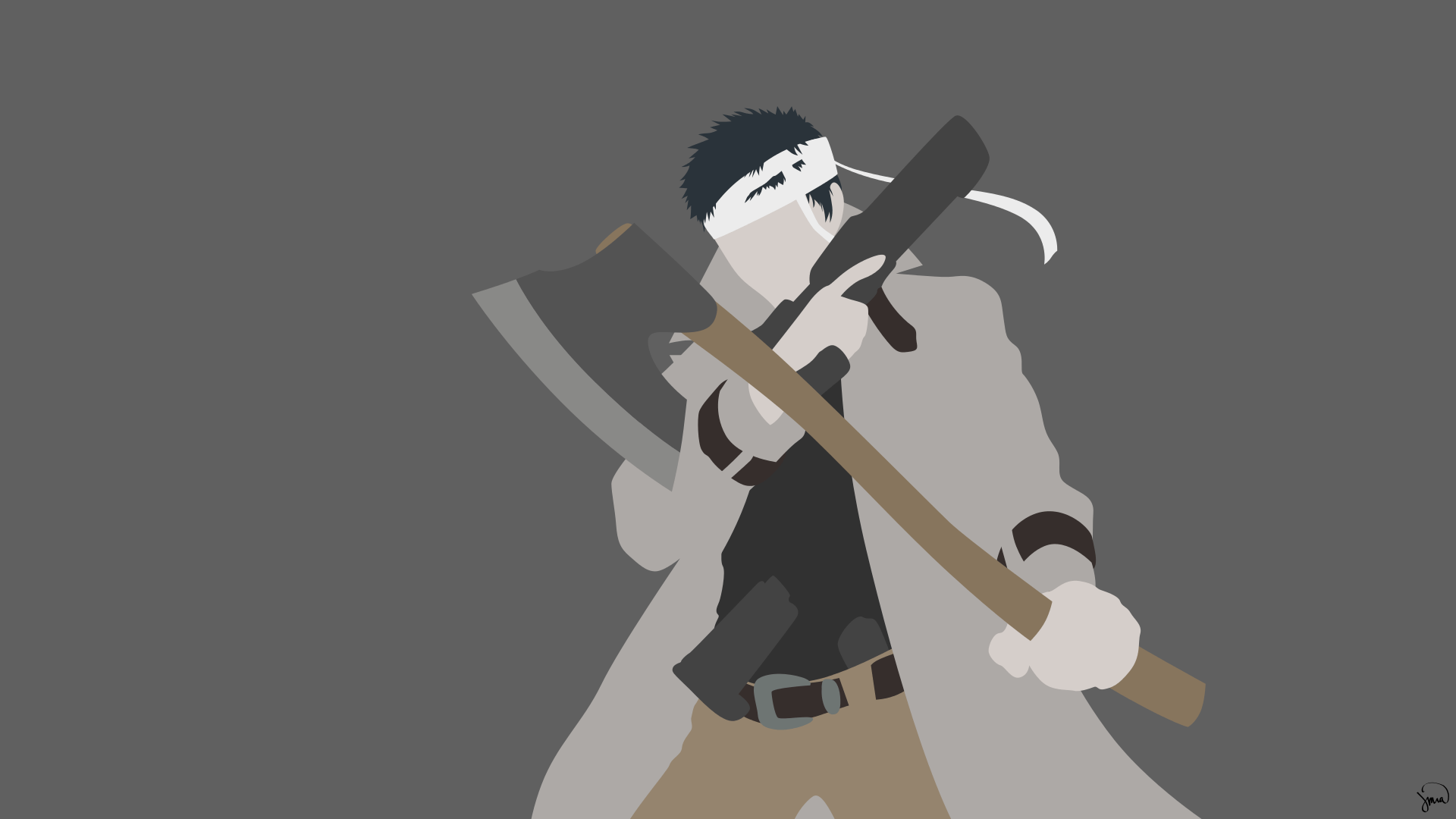 Anime One Punch Man Zombieman Wallpaper. Anime Minimalist