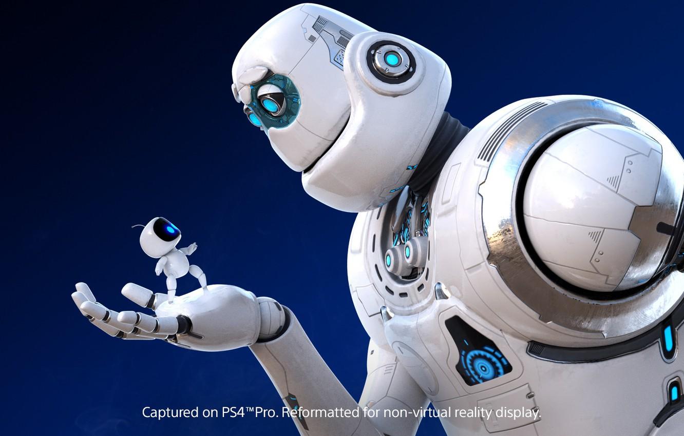 Wallpaper background, the game, robots, Astro Bot: Rescue Mission image for desktop, section игры