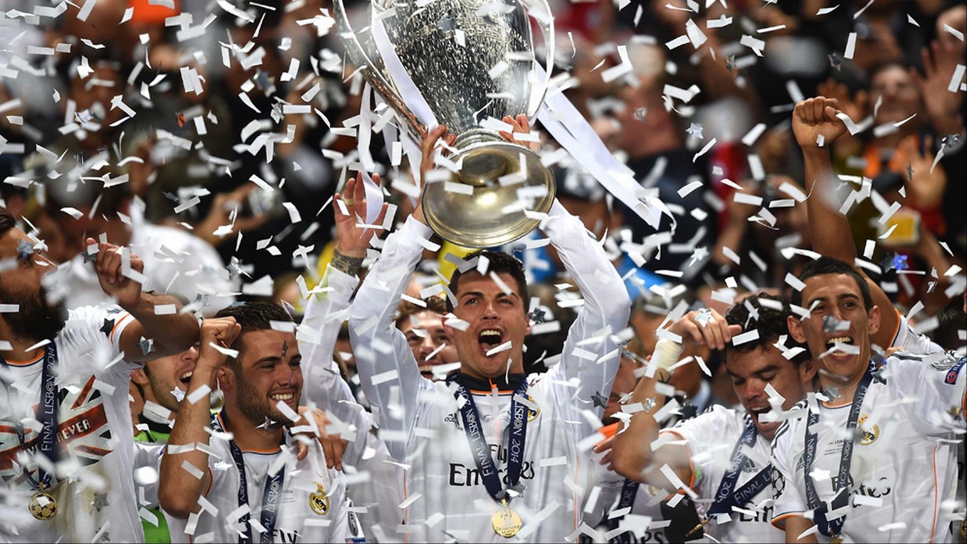 Download wallpaper 1920x1080 real madrid, champions league