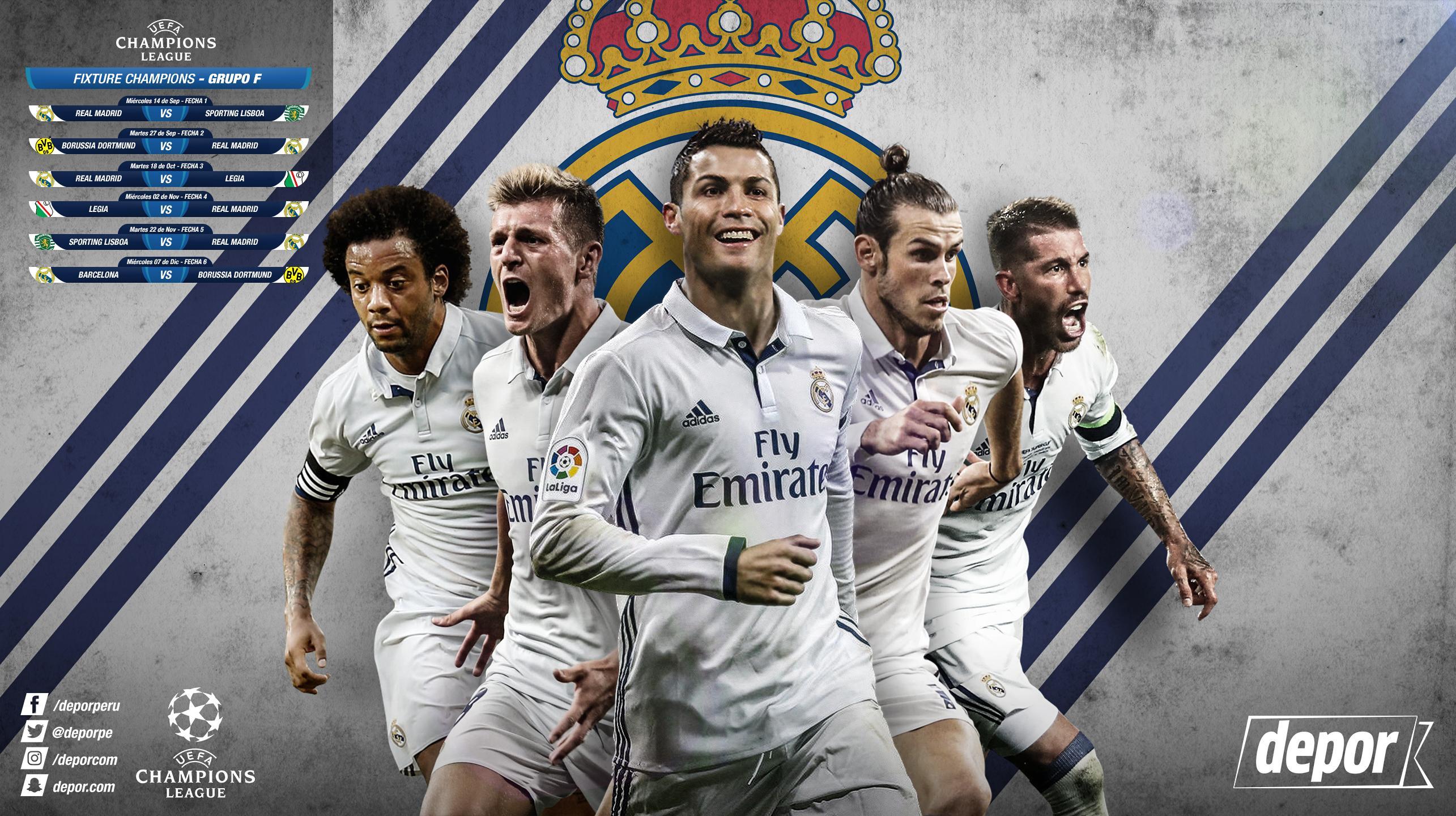 Champions League: descarga gratis el Wallpaper del Real