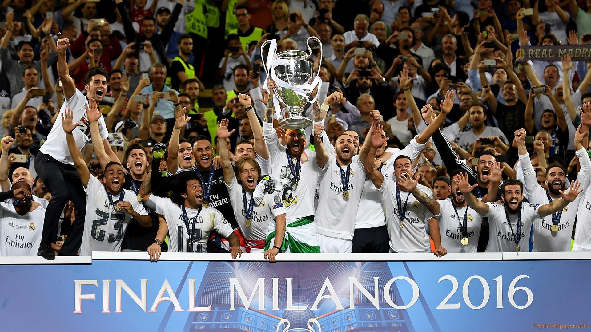 UEFA Champions League 2016 winner Real Madrid wallpaper