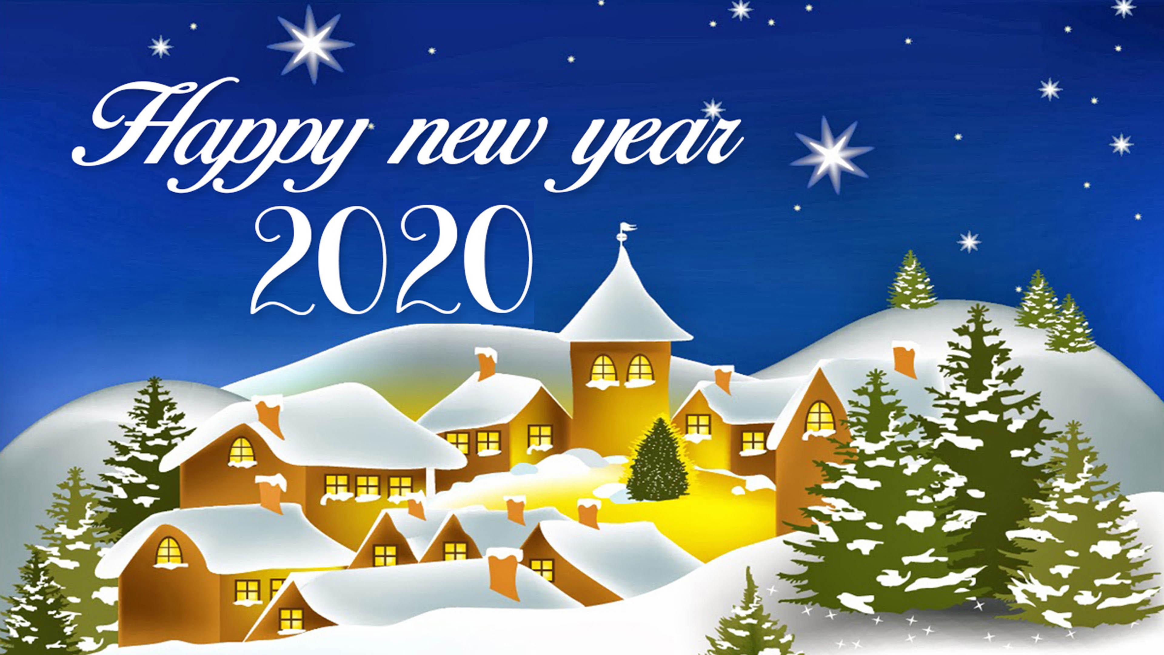 Happy New Year 2020 Desktop Wallpapers Wallpaper Cave