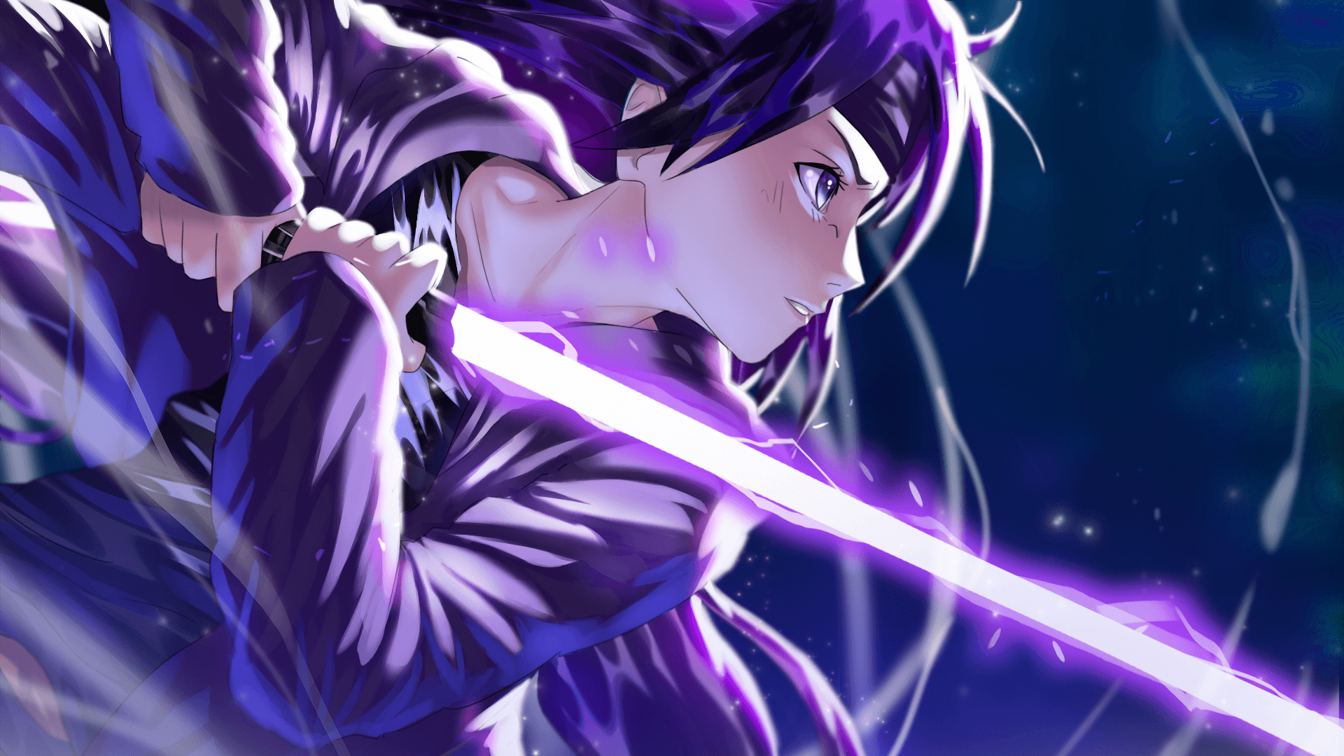 Anime Wallpaper 1920x1080 Purple