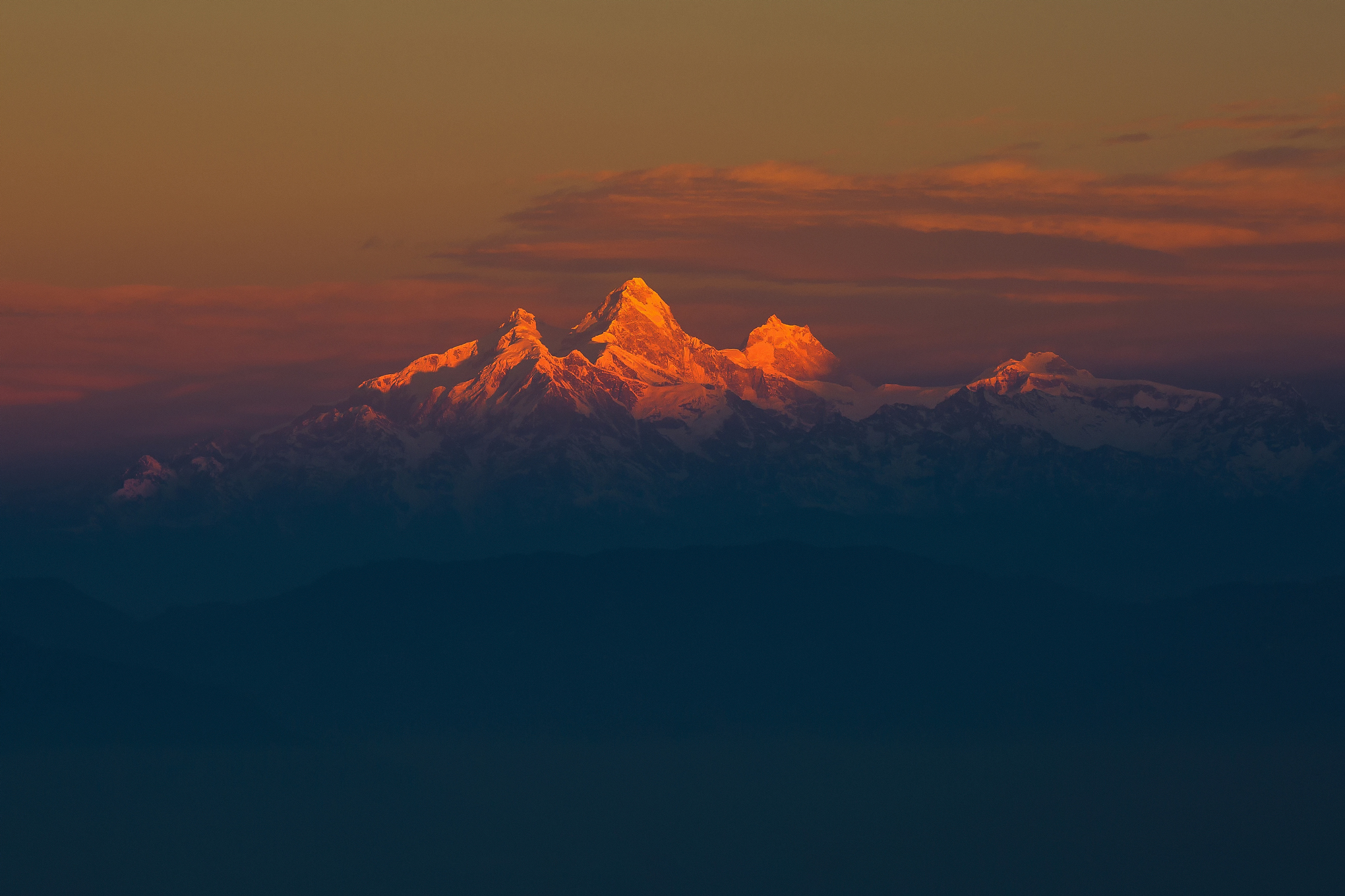 mountain range, himalayas, mountains Wallpaper, HD Nature 4K