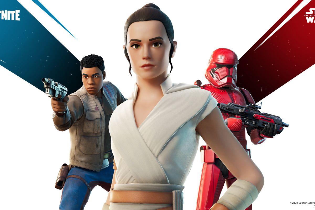 Fortnite adds Rey and Finn skins in time for Star Wars