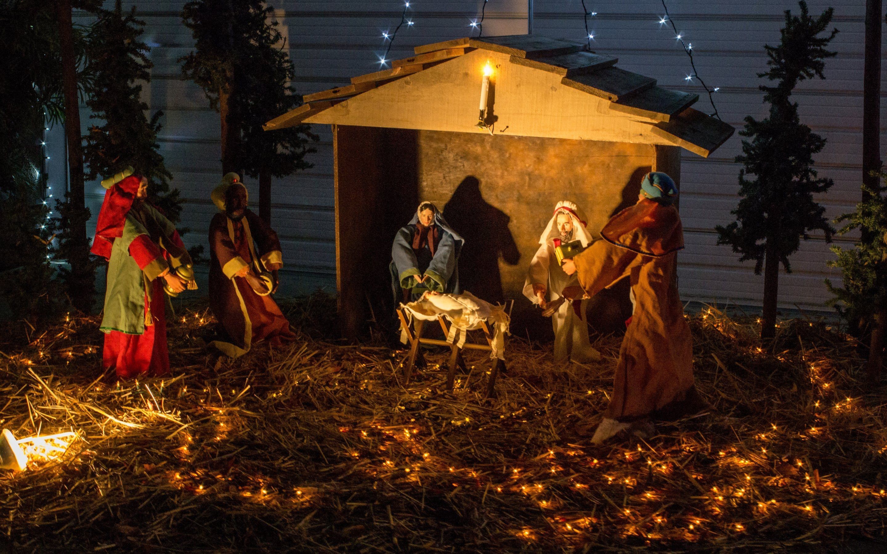 Nativity Scene Desktop Wallpaper