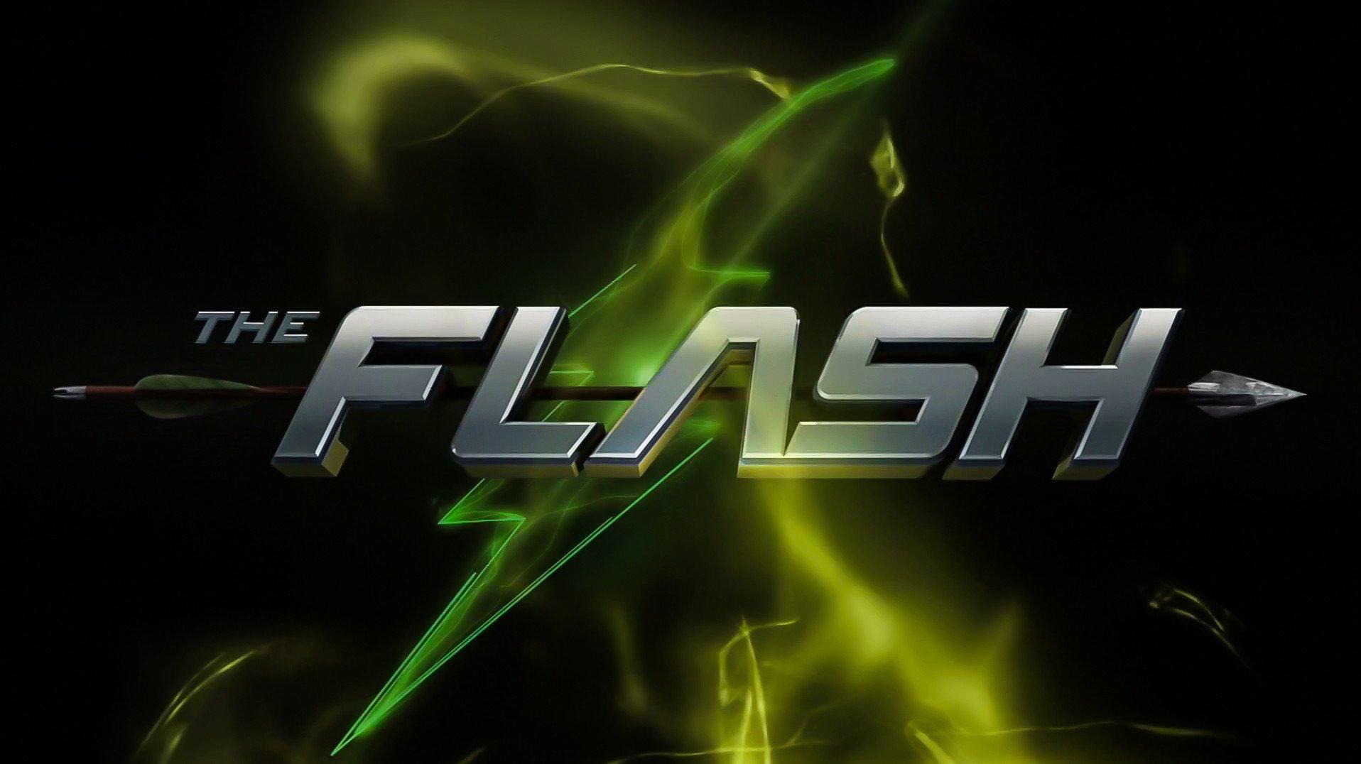 Wallpaper Flash vs. Arrow Title