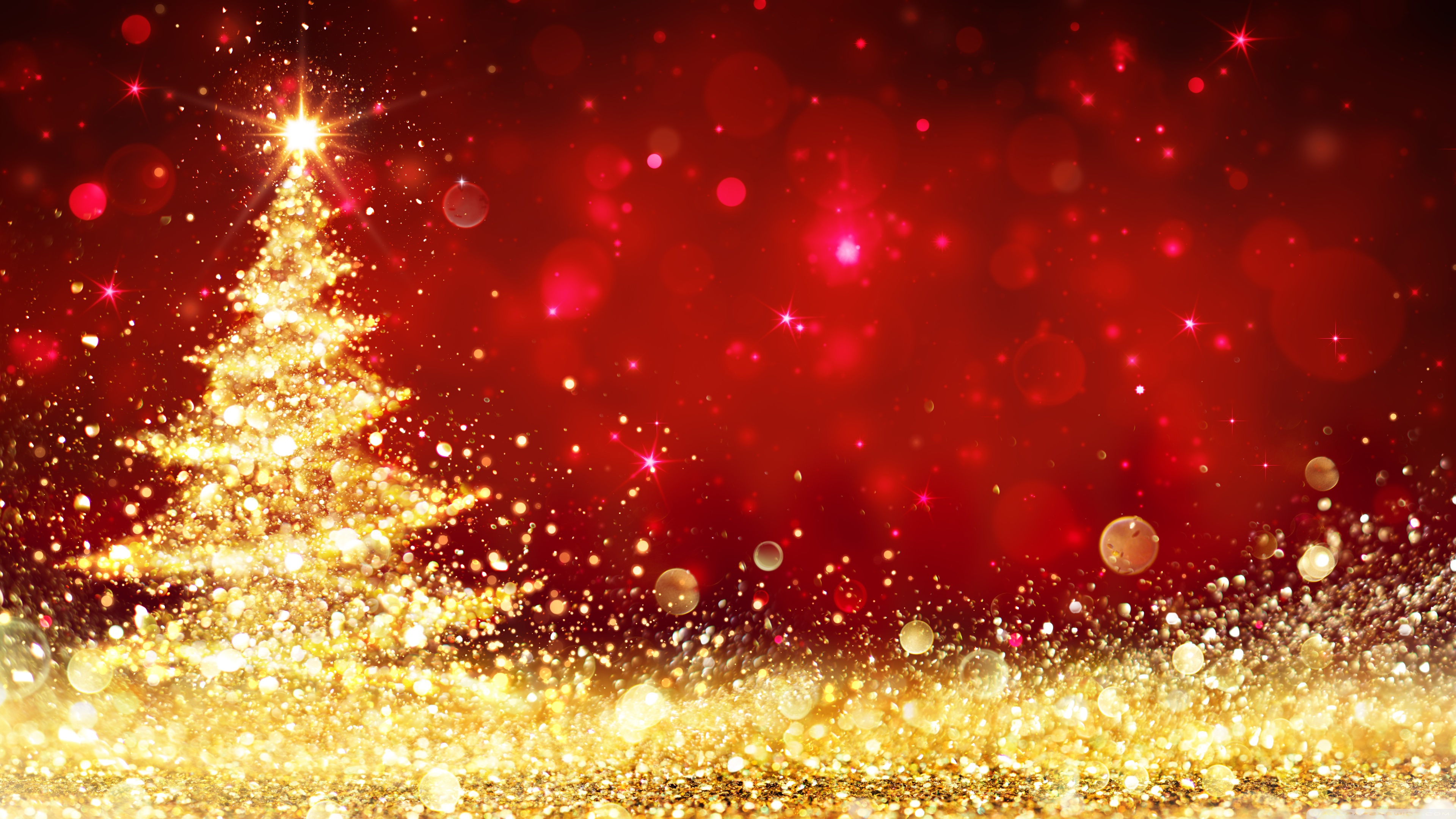 Merry Christmas Ultra HD Desktop Background Wallpaper for 4K
