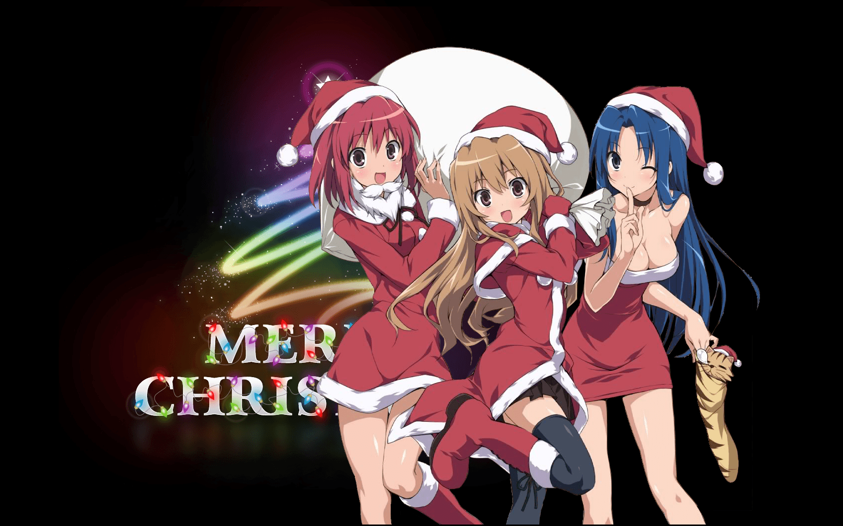 Anime Christmas Girls 13 Cool HD Wallpaper Anime Girl