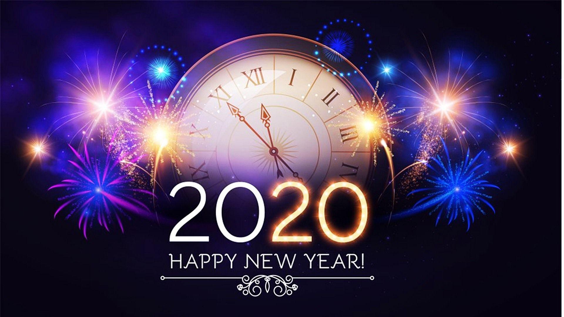 Download Happy New Year 2020 Wallpaper for iPhone