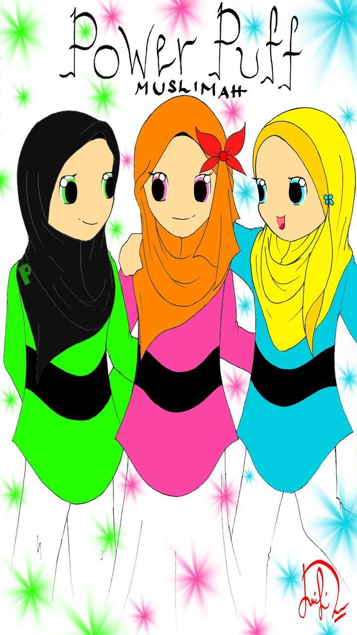 anime Hijab wallpaper for Android