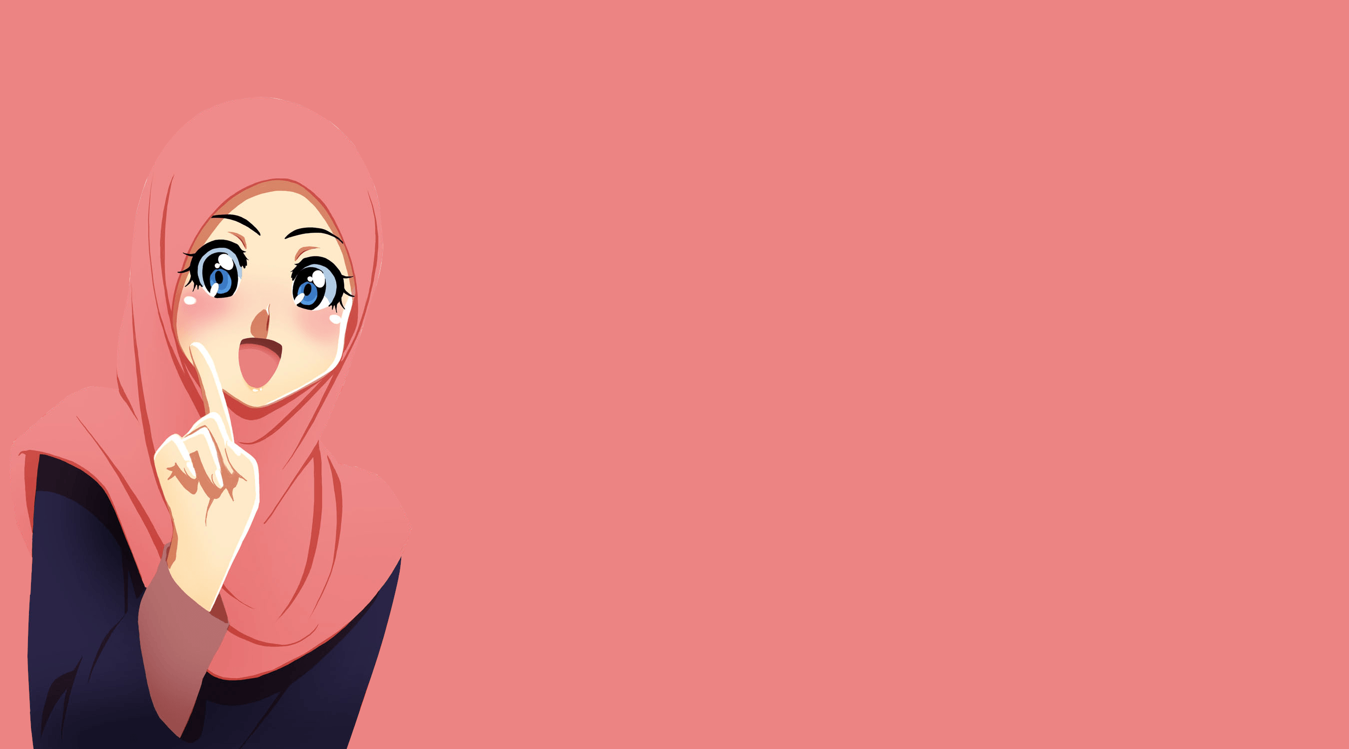 Anime hijab girl Wallpapers Download
