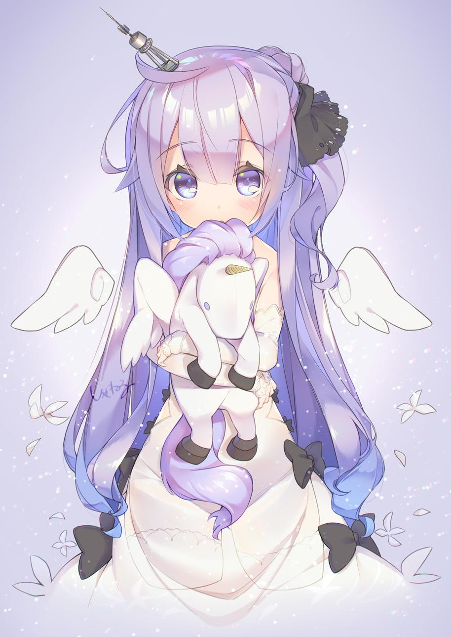 Cute Anime Girl Unicorn gambar ke 3