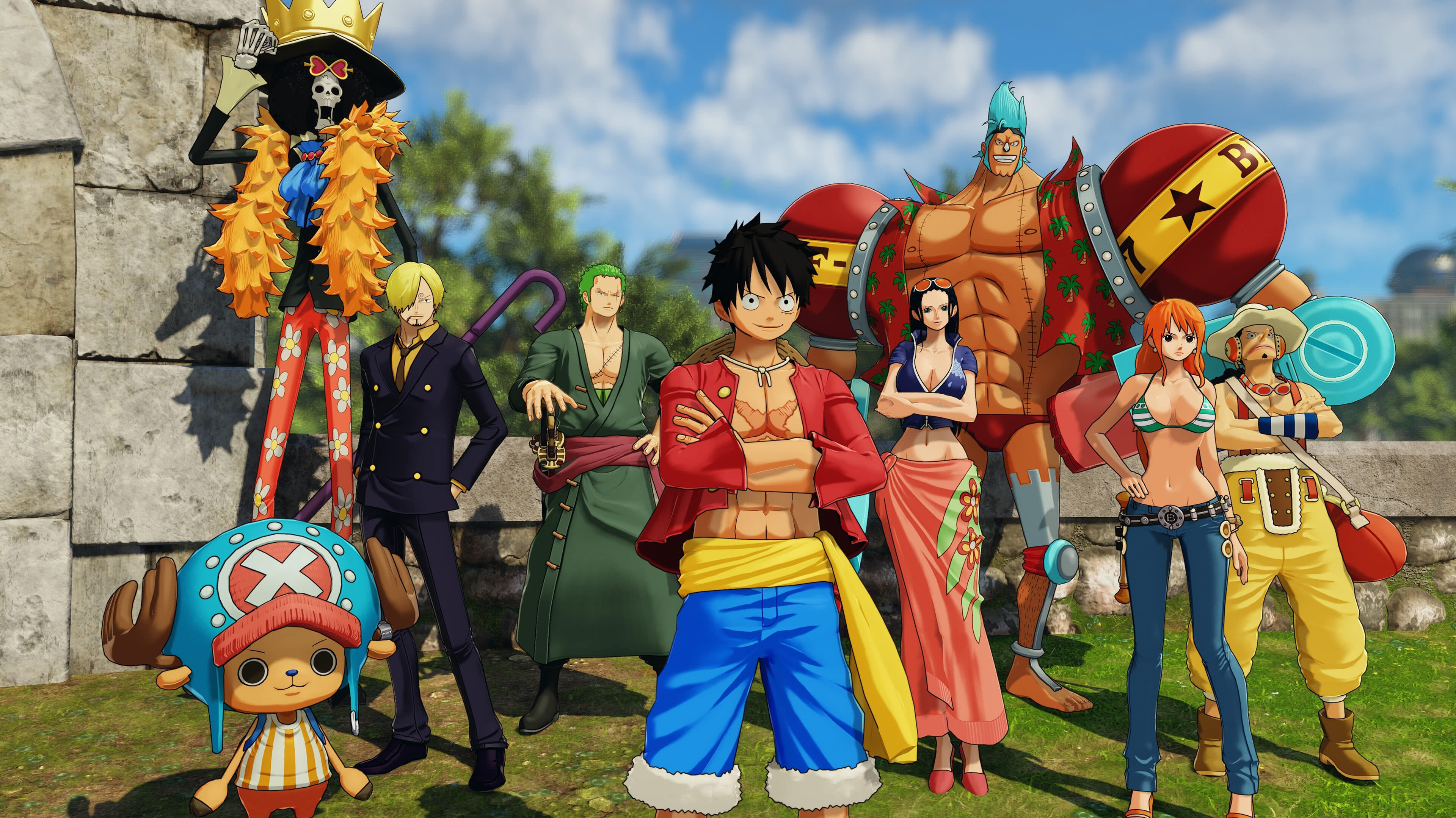 One Piece World Seeker Characters UHD 4K Wallpaper