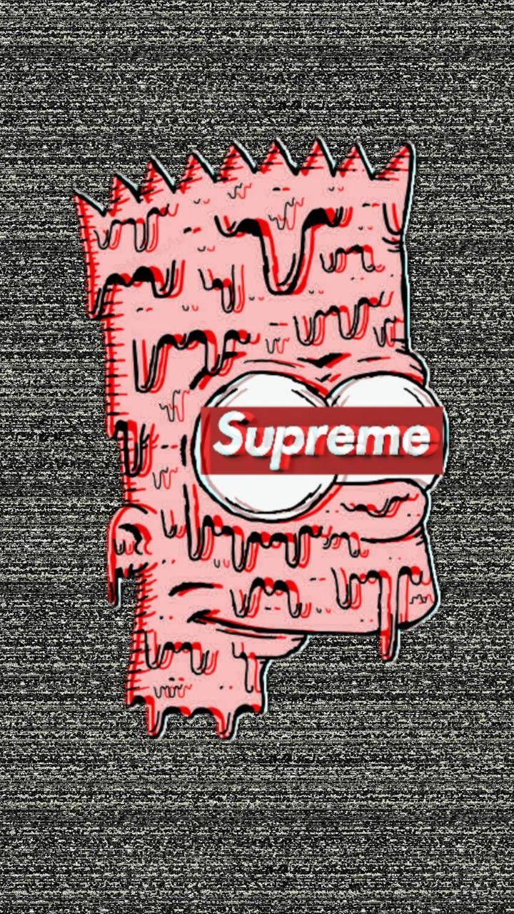 Download Supreme Bart Wallpaper