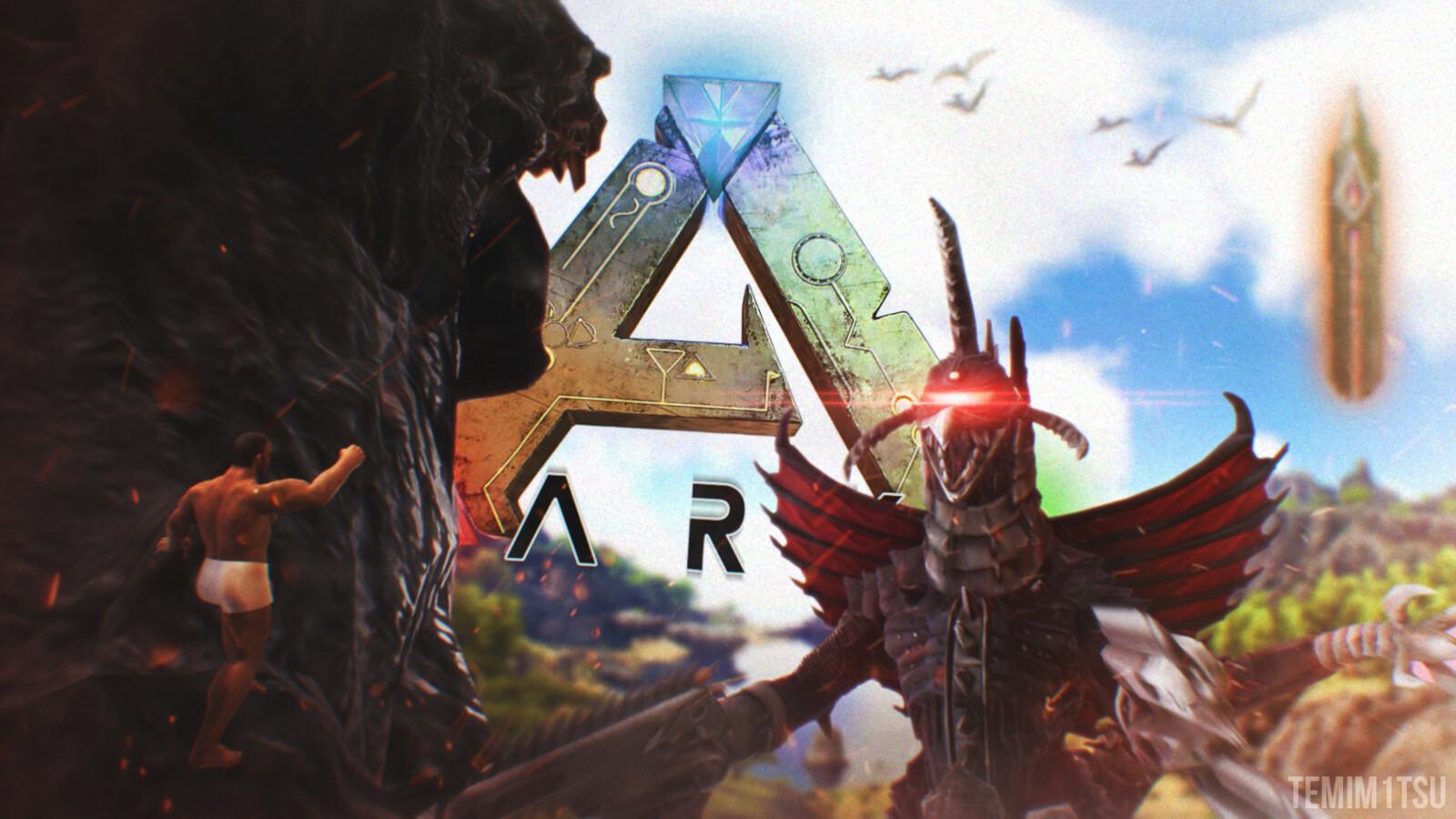 Ark Survival Evolved. Burning Godzilla VS