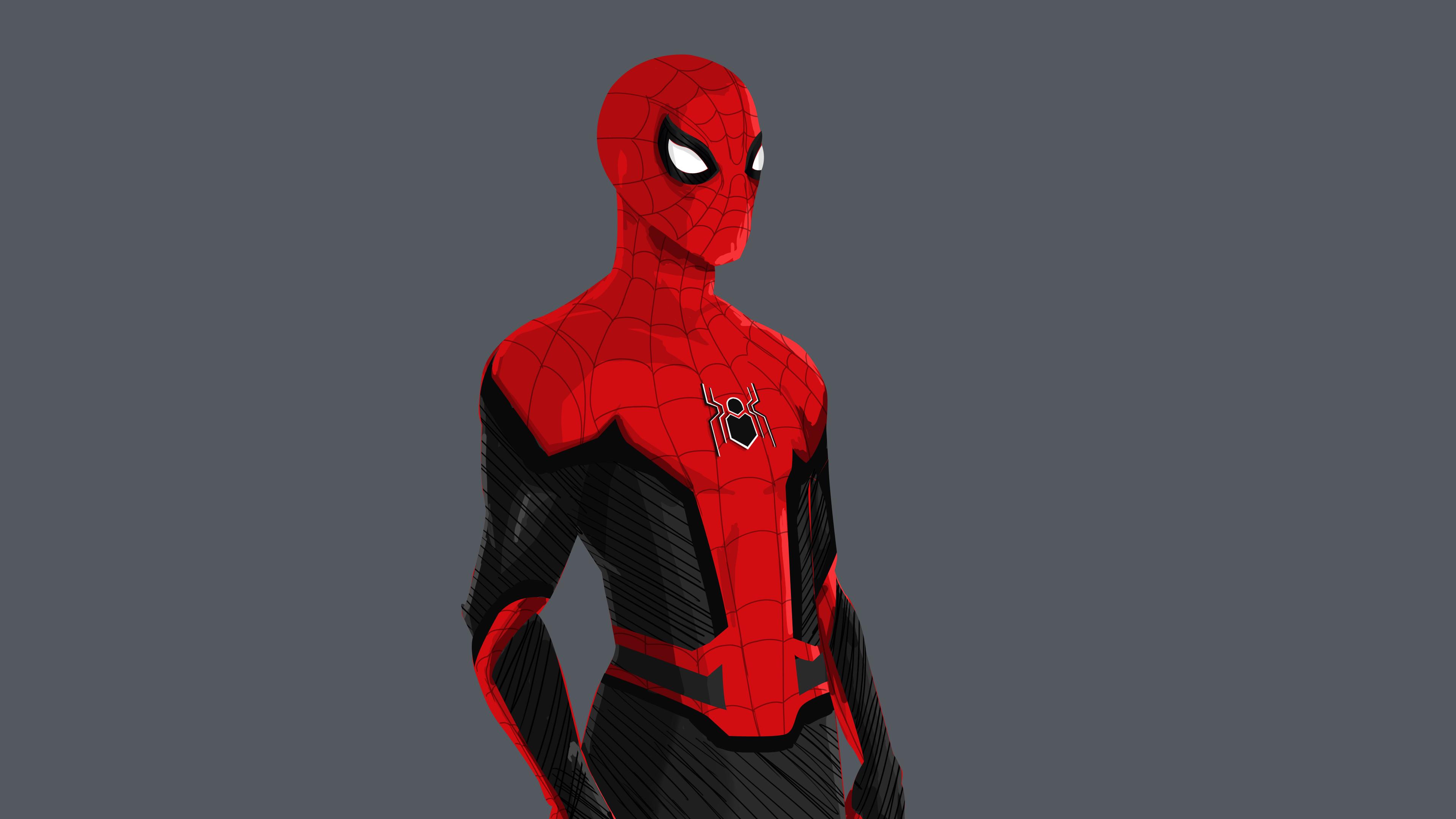 Wallpaper 4k Spiderman Far From Home Fan Art 4k Wallpaper