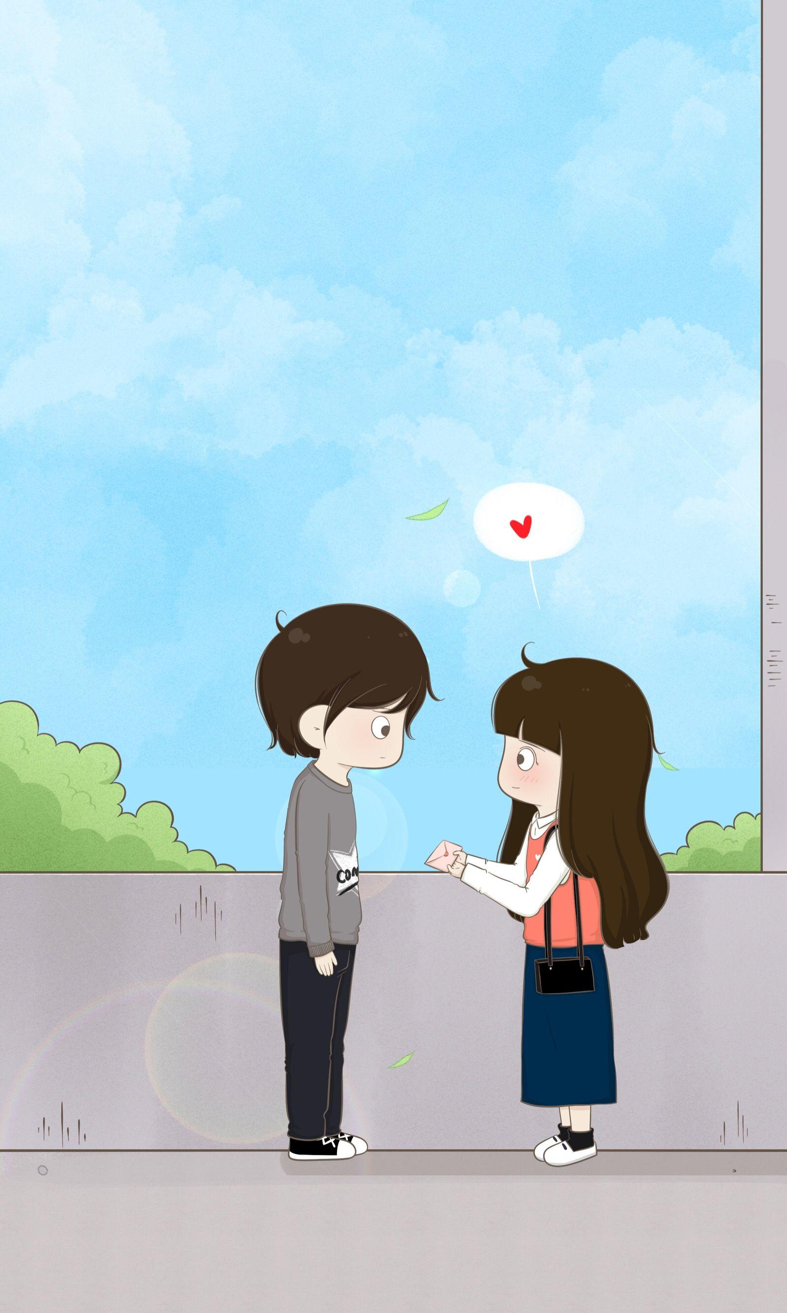 Love.. Cute love cartoons, Cute couple cartoon, Love cartoon couple