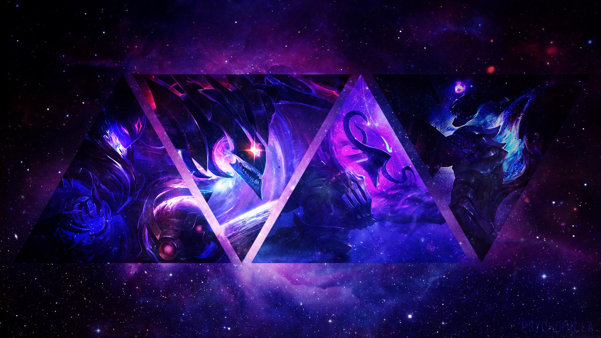 Dark Star Orianna, Thresh, Kha'zix & Varus By Psychomilla