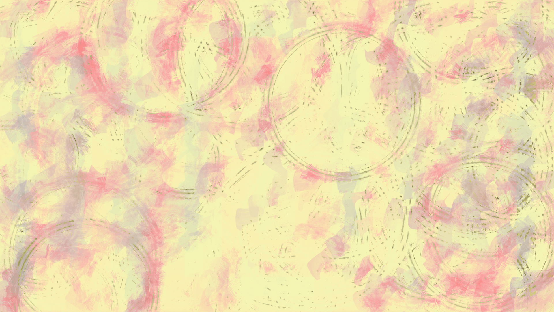 Circles on a Pink and Yellow Color Sketch Background HD