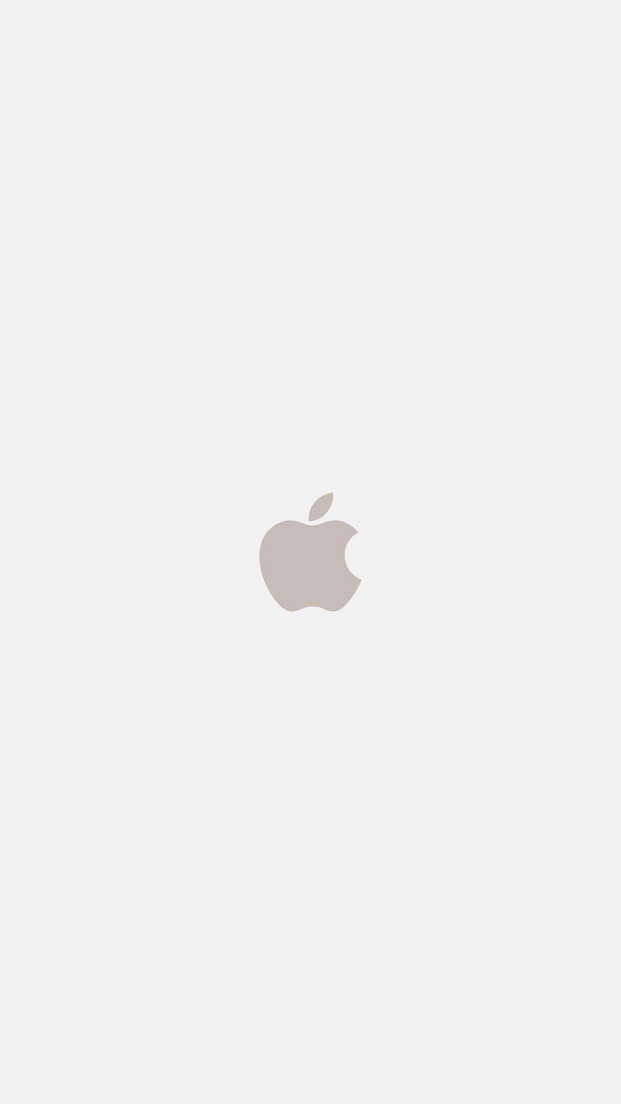 Iphone7 Apple Logo White Gold Art Illustration Wallpaper