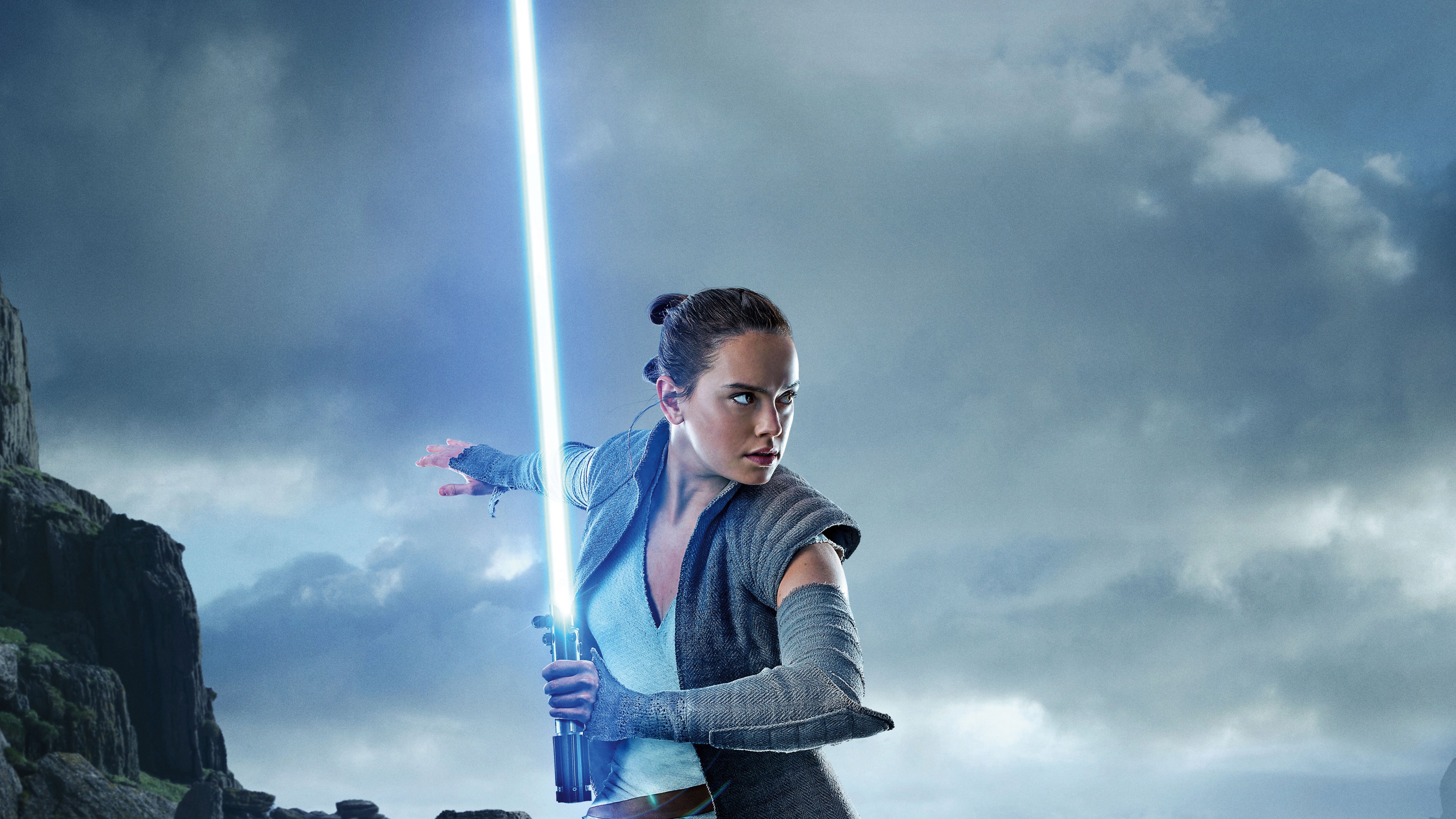 Wallpaper Star Wars: The Last Jedi, Daisy Ridley, 5k, Movies
