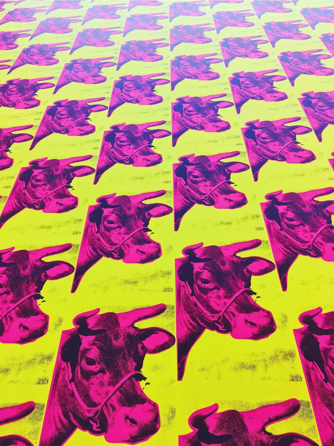 Cow wallpaper by #AndyWarhol