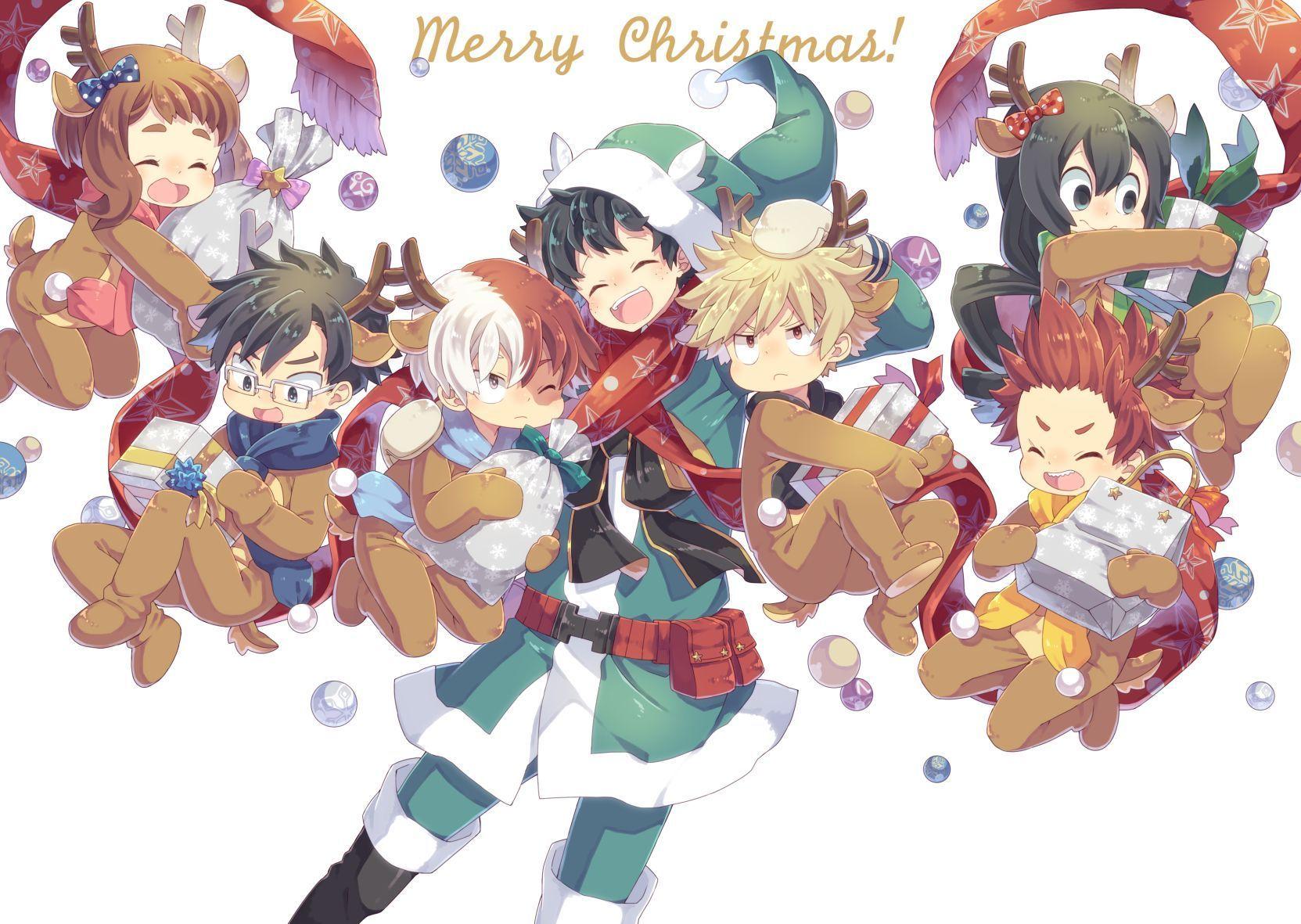 Anime Christmas Wallpaper Bnha