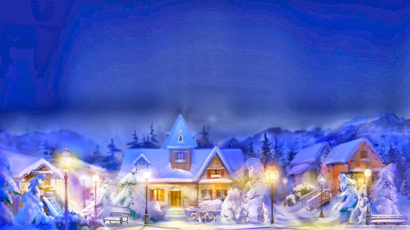 large christmas scenery pictures