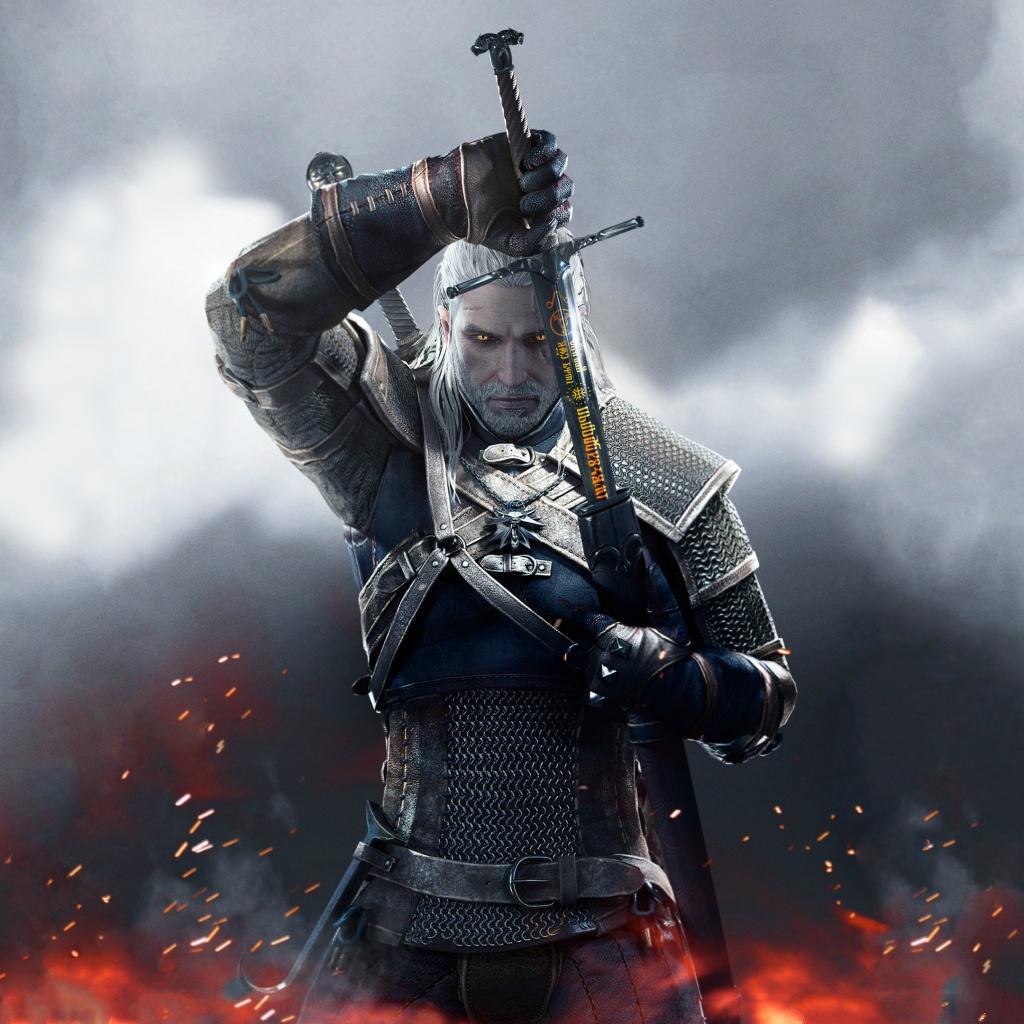 Witcher 3 Wild Hunt Geralt iPad Wallpaper Free Download