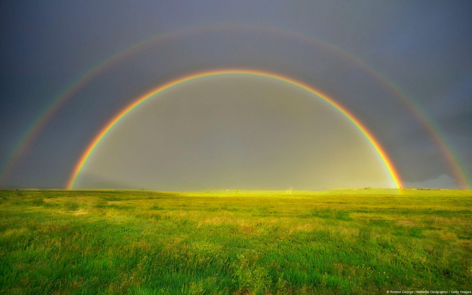 HD Beautiful Double Rainbow Wallpaper. Download Free. Rainbow photography, Rainbow picture, Beautiful rainbow