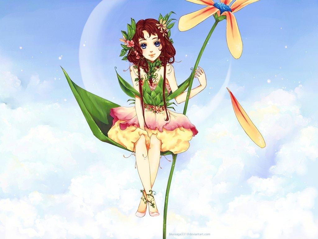 Free download Flower Fairy Wallpaper
