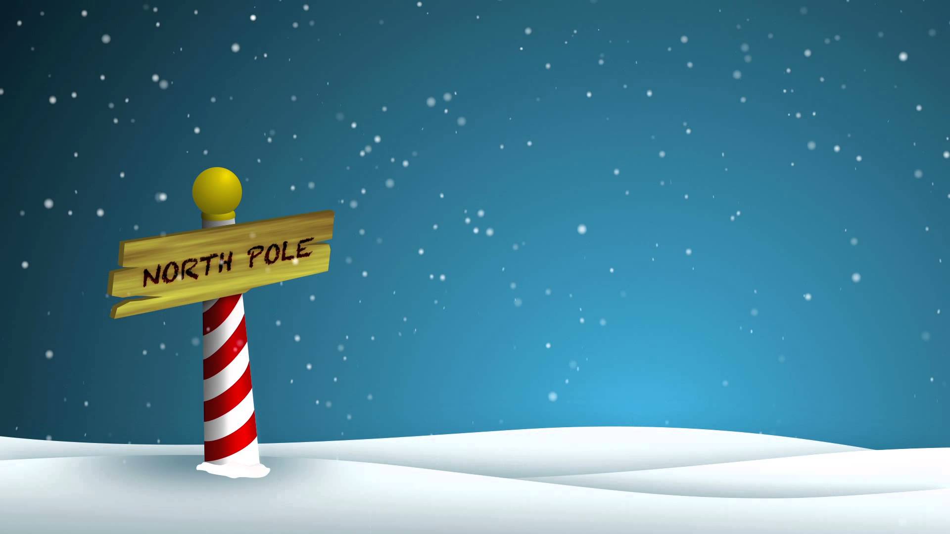 Christmas North Pole Wallpaper