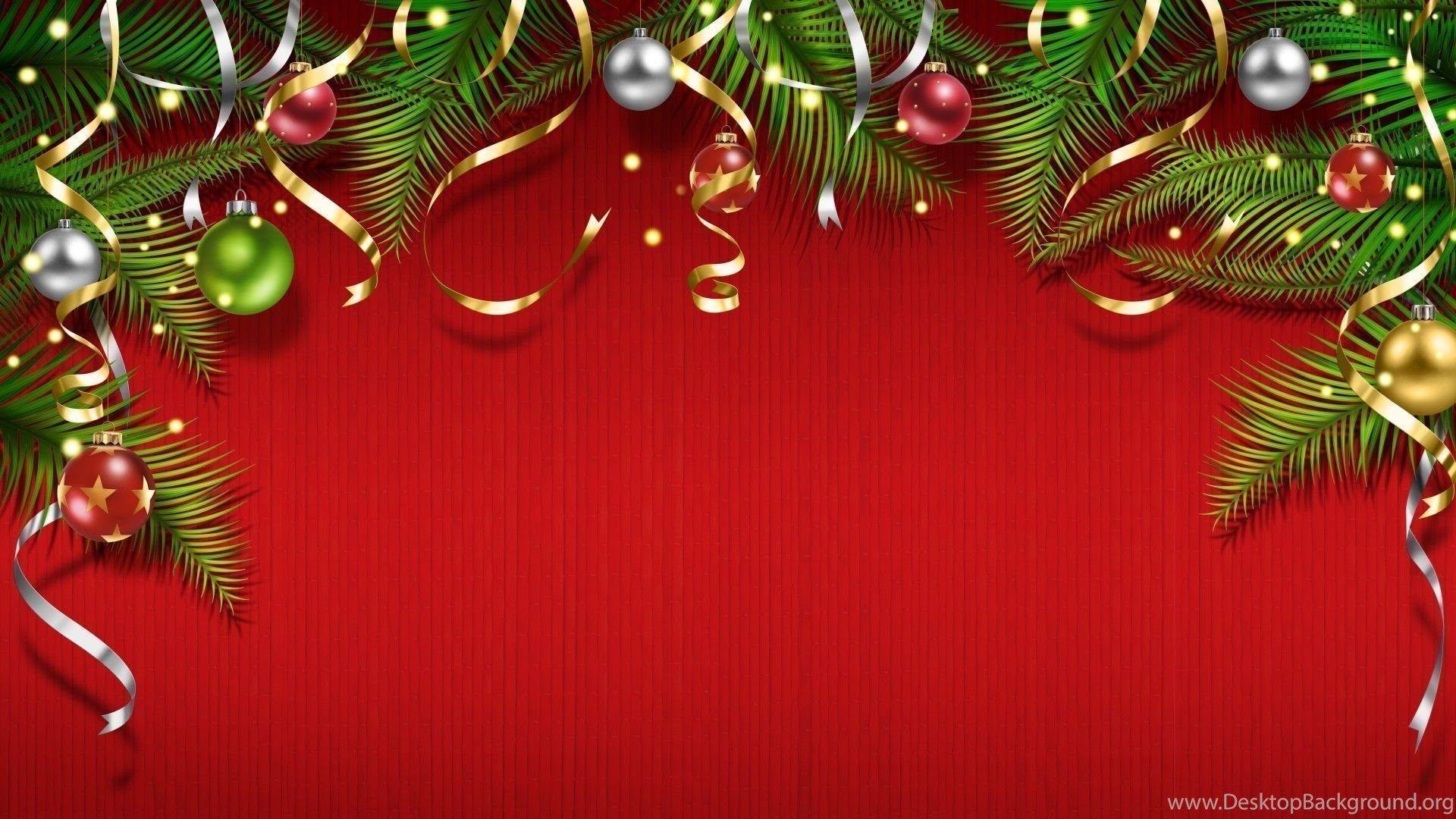 Christmas Ornaments Desktop Wallpaper