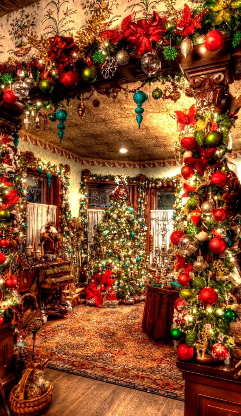 christmas tree, Old Fashionedristmas Decorations Wallpaper