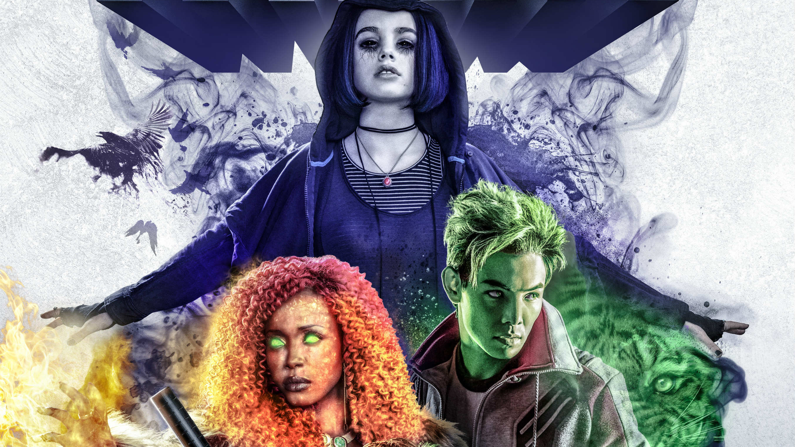 Beast Boy Raven And Starfire In Titans HD Tv Shows, 4k