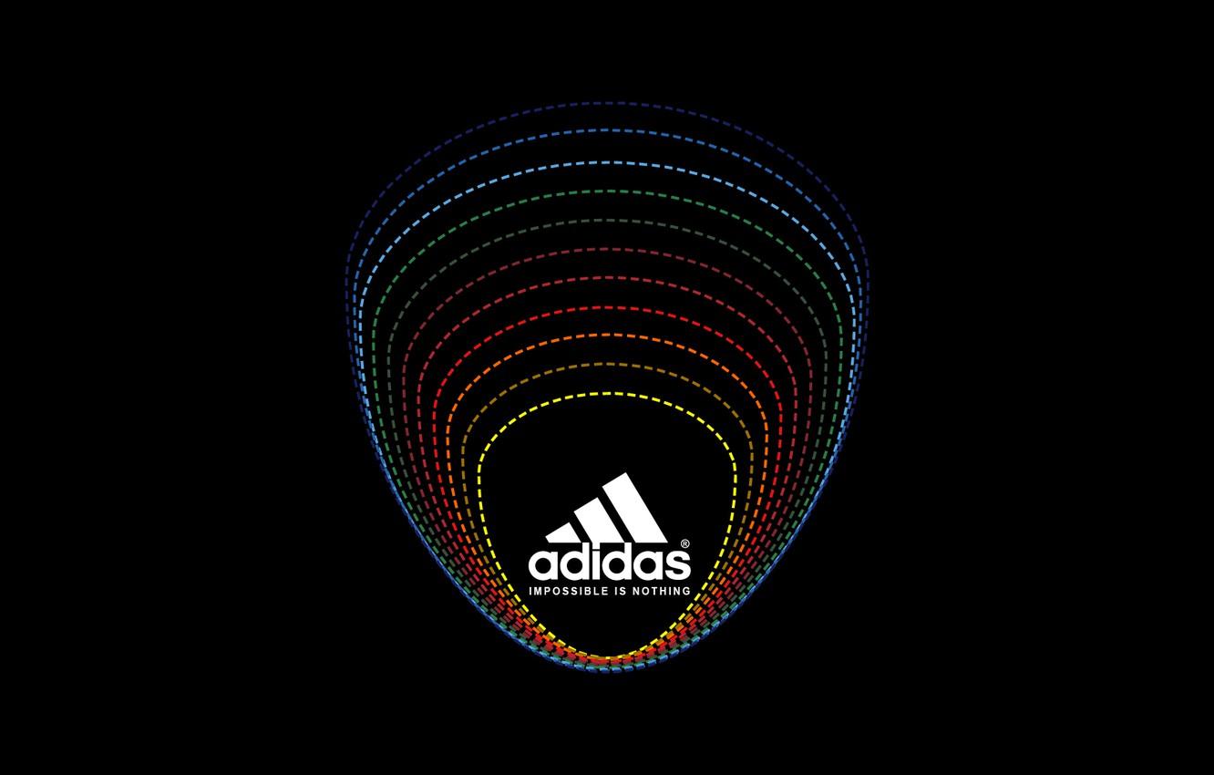 Wallpaper Black, Logo, Background, Adidas, Classic, Adidas