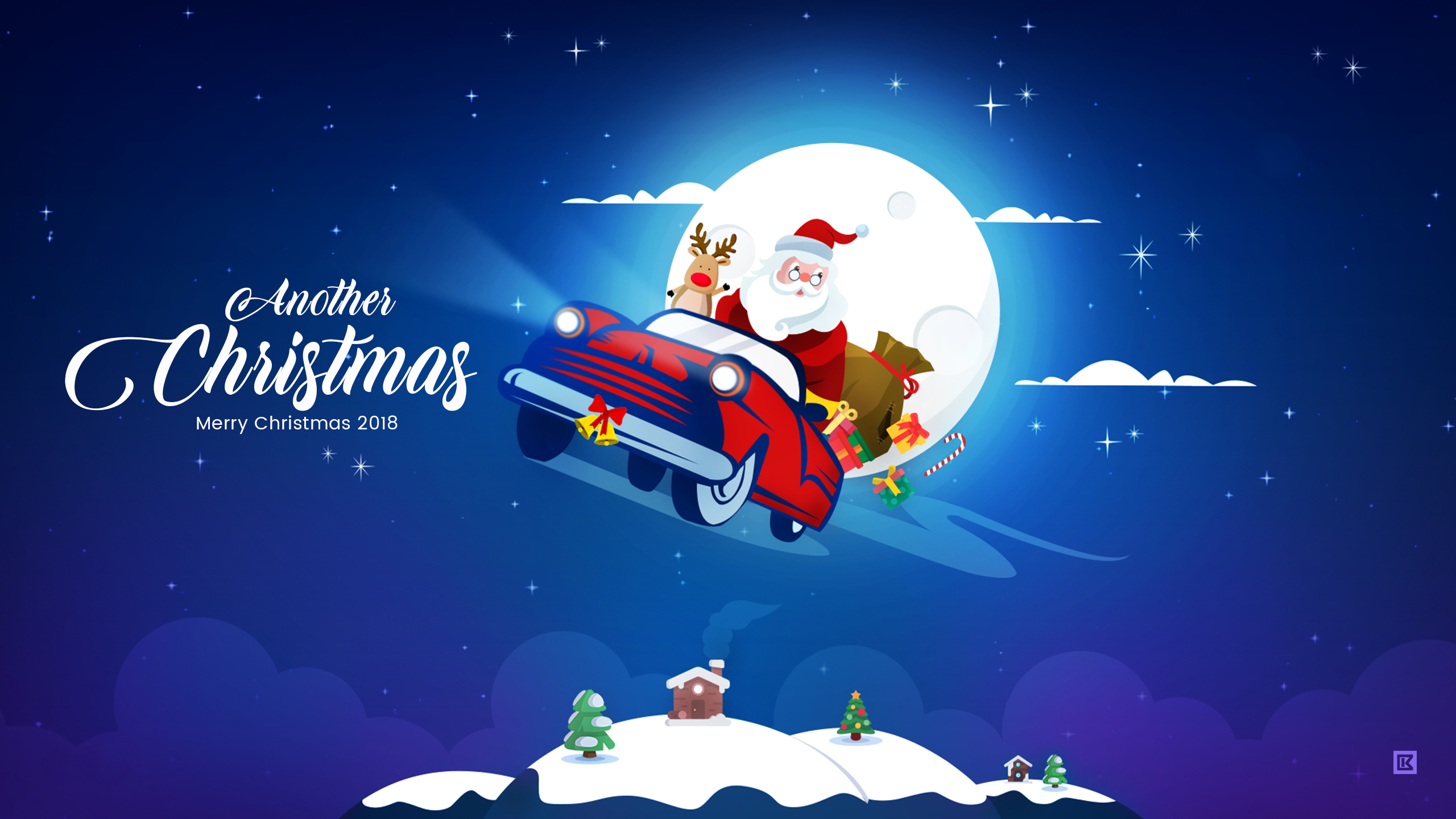 #Santa Claus, #Merry Christmas, #HD, # #Winter