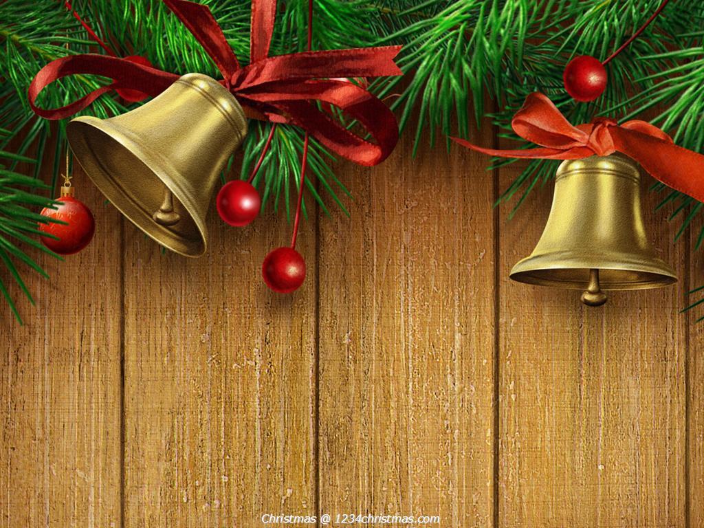 Christmas Bells Merry Christmas Wallpaper