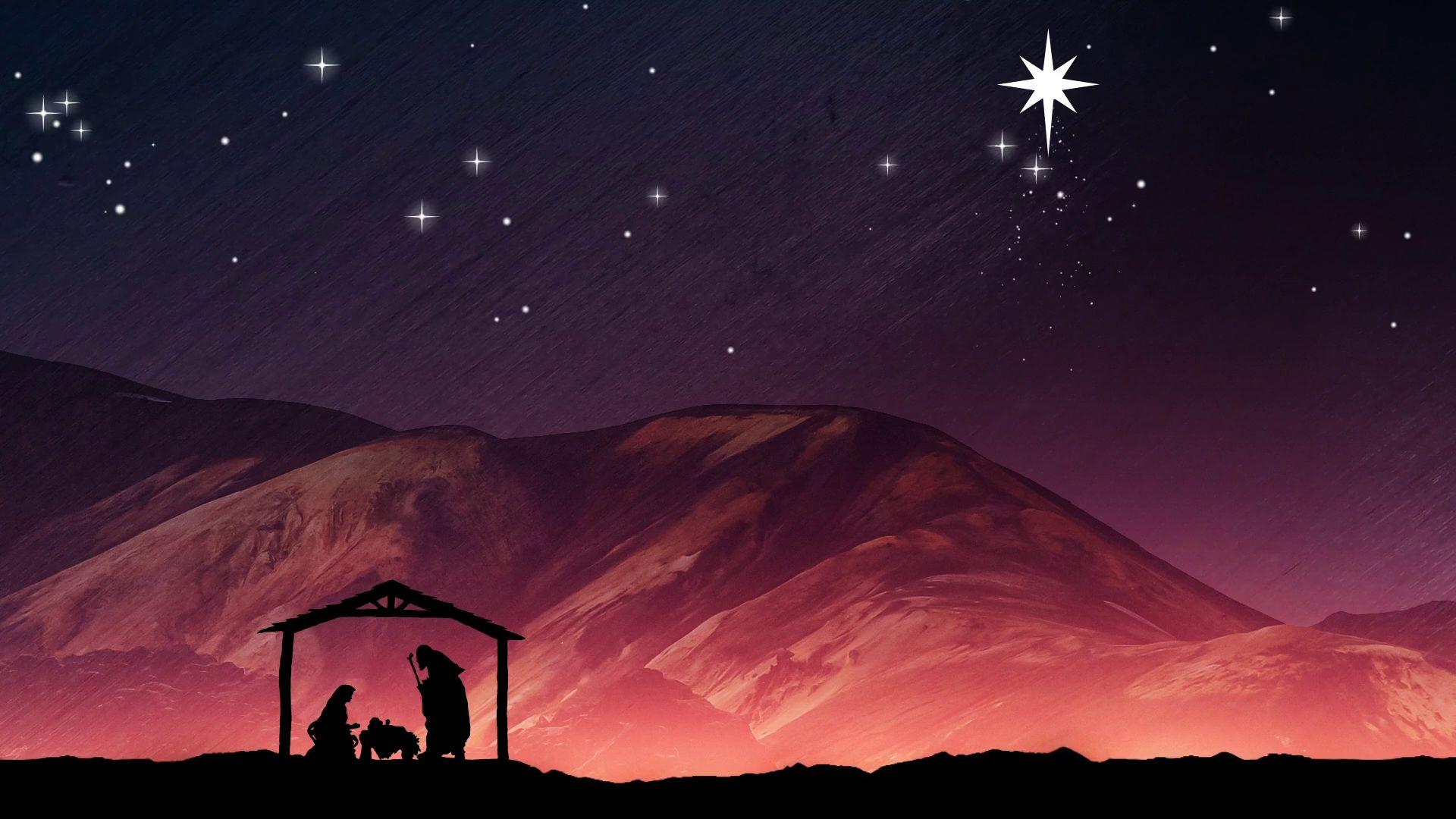 Top Christmas Nativity Background Image FULL HD 1080p