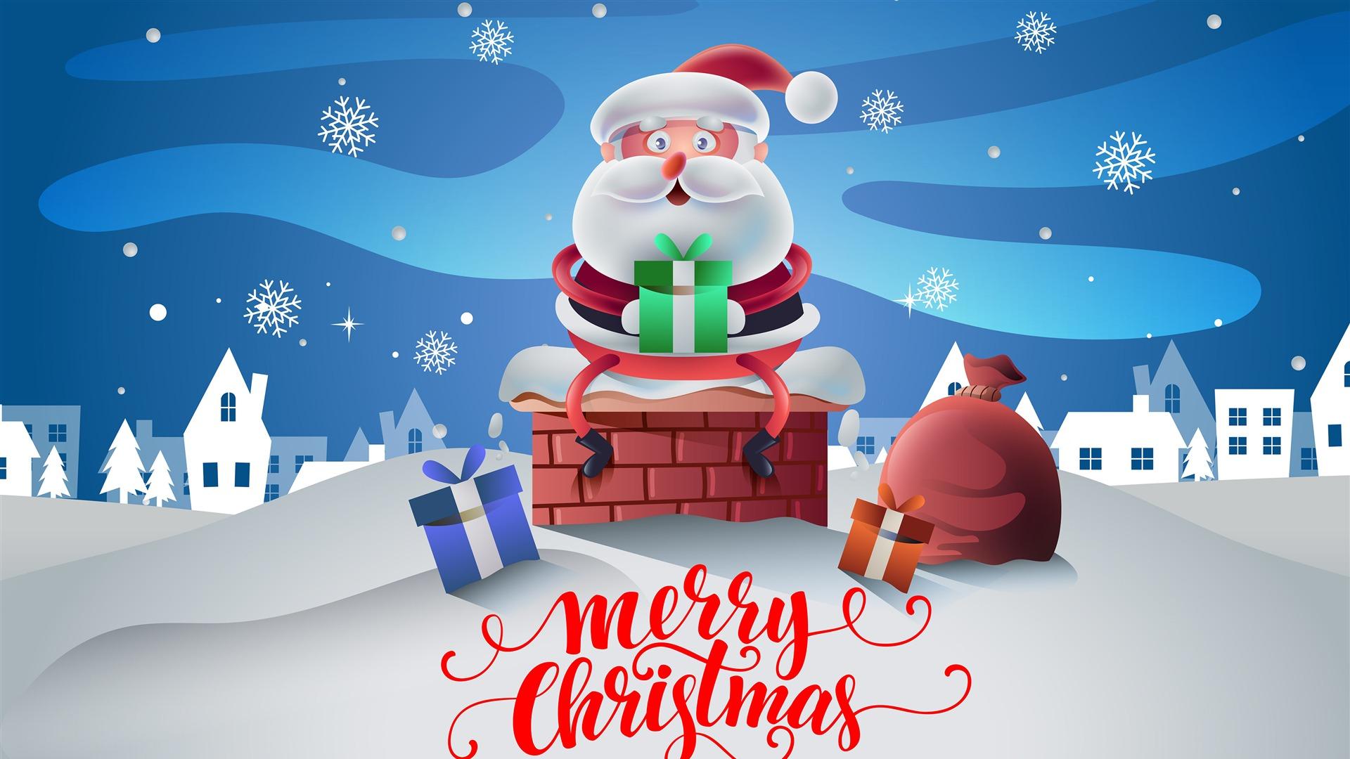 Merry Christmas HD Wallpaper 1080p